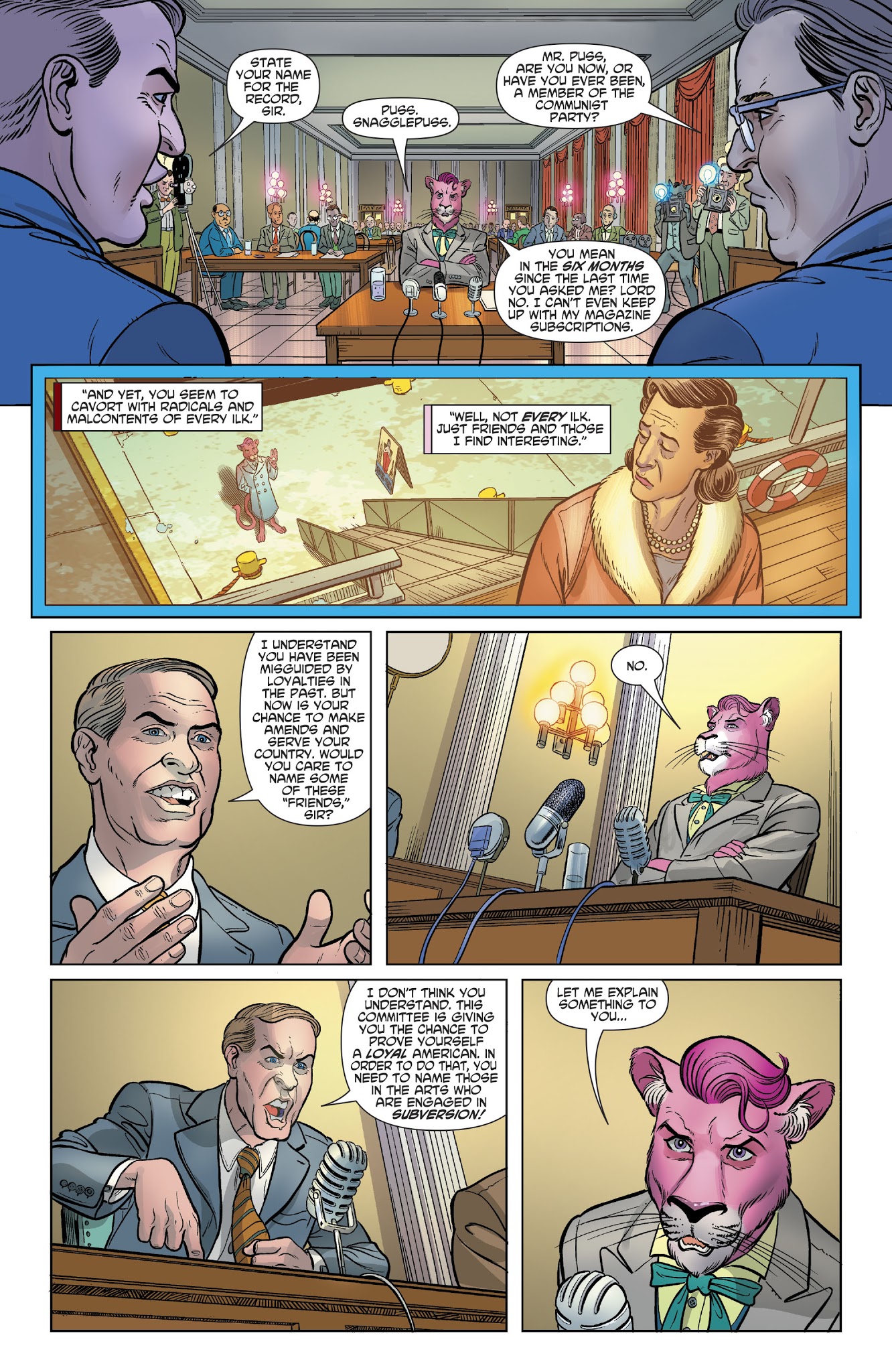 Read online Exit Stage Left: The Snagglepuss Chronicles comic -  Issue #5 - 18