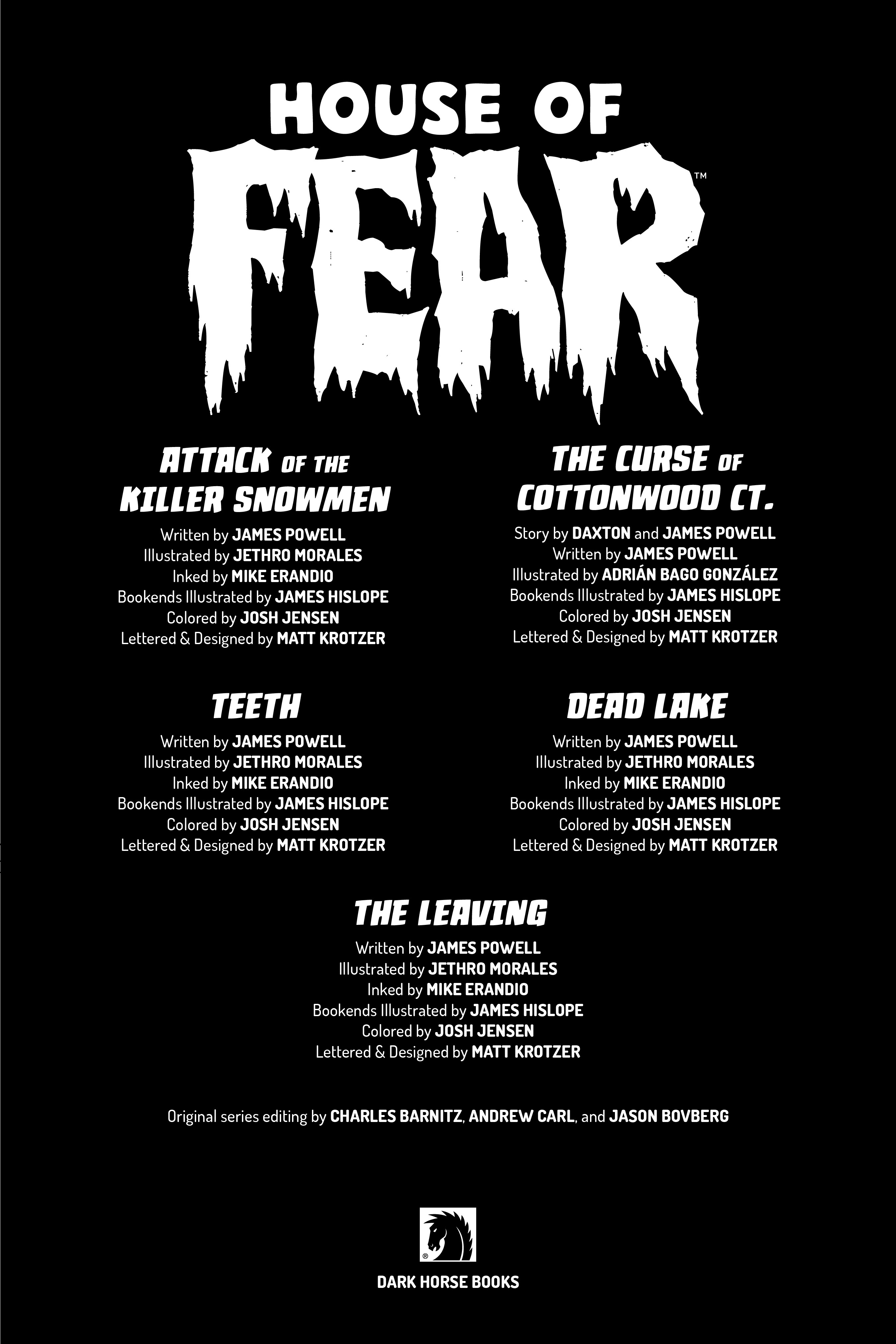 Read online House of Fear: Attack of the Killer Snowmen and Other Spooky Stories comic -  Issue # TPB - 4
