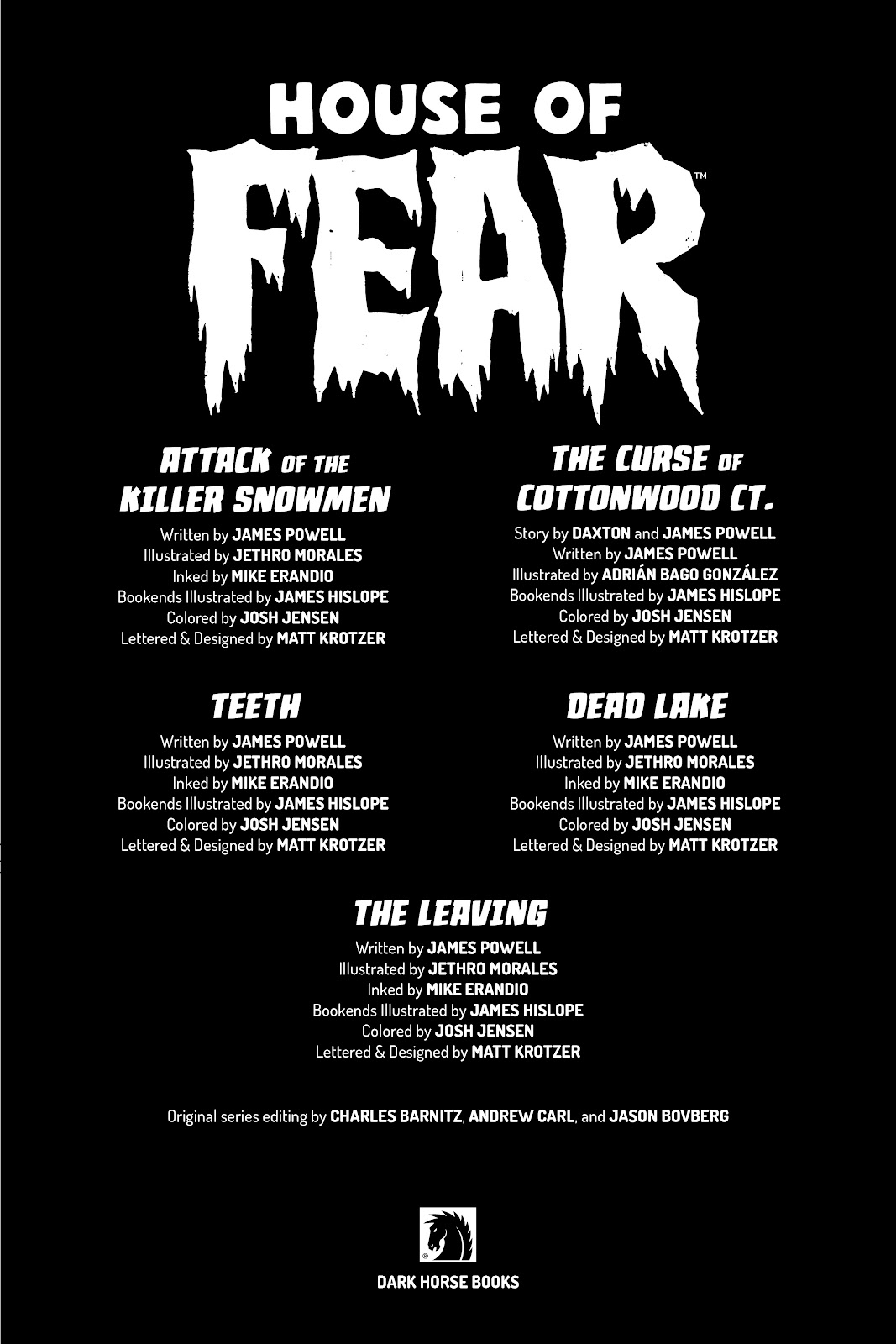 House of Fear: Attack of the Killer Snowmen and Other Spooky Stories issue TPB - Page 4