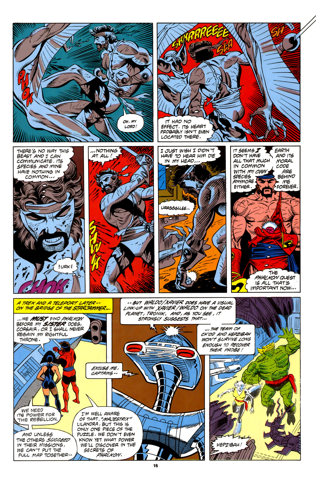 Read online X-Men Spotlight On...Starjammers comic -  Issue #1 - 18