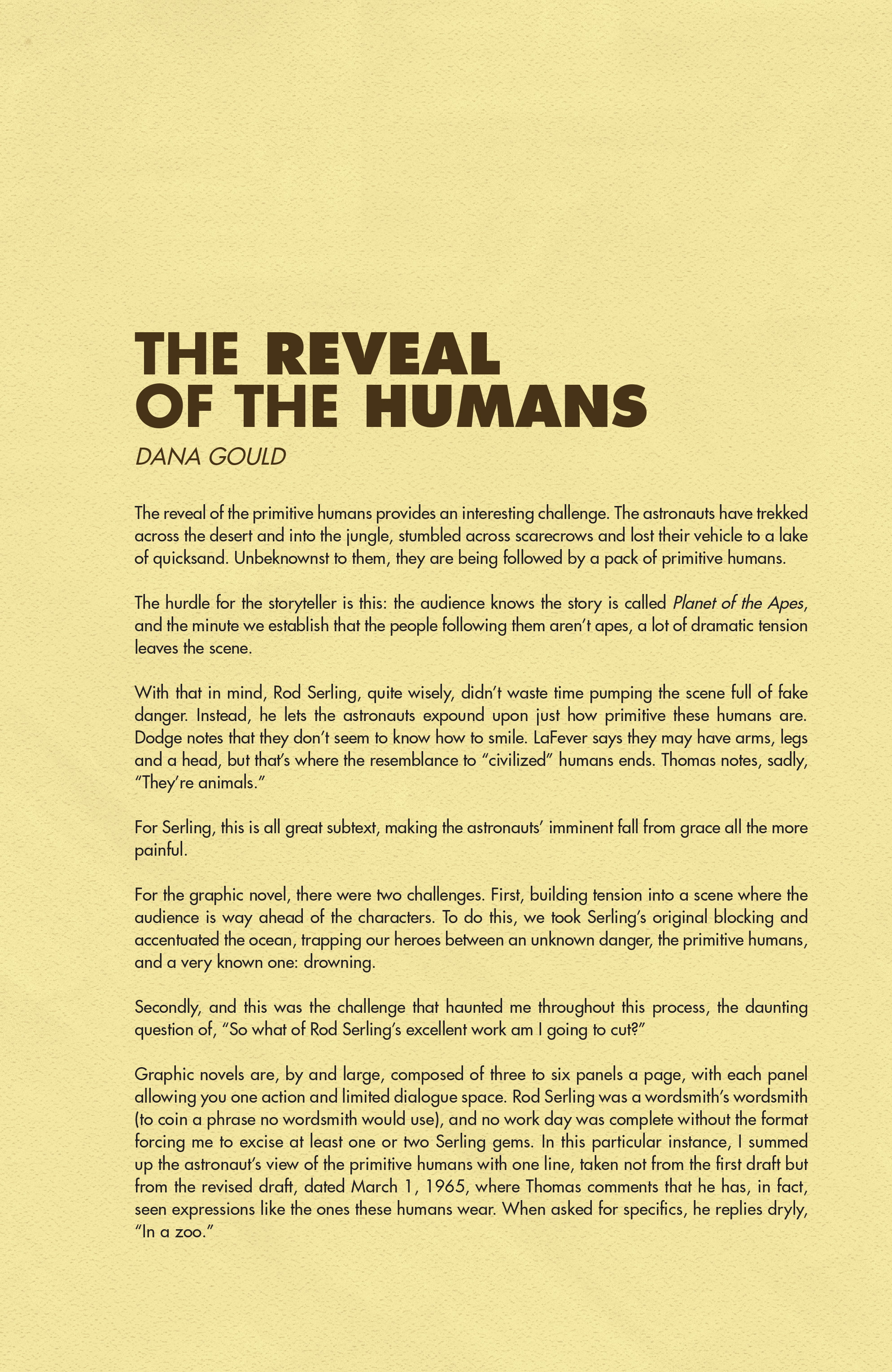 Read online Planet of the Apes Visionaries comic -  Issue # TPB - 130