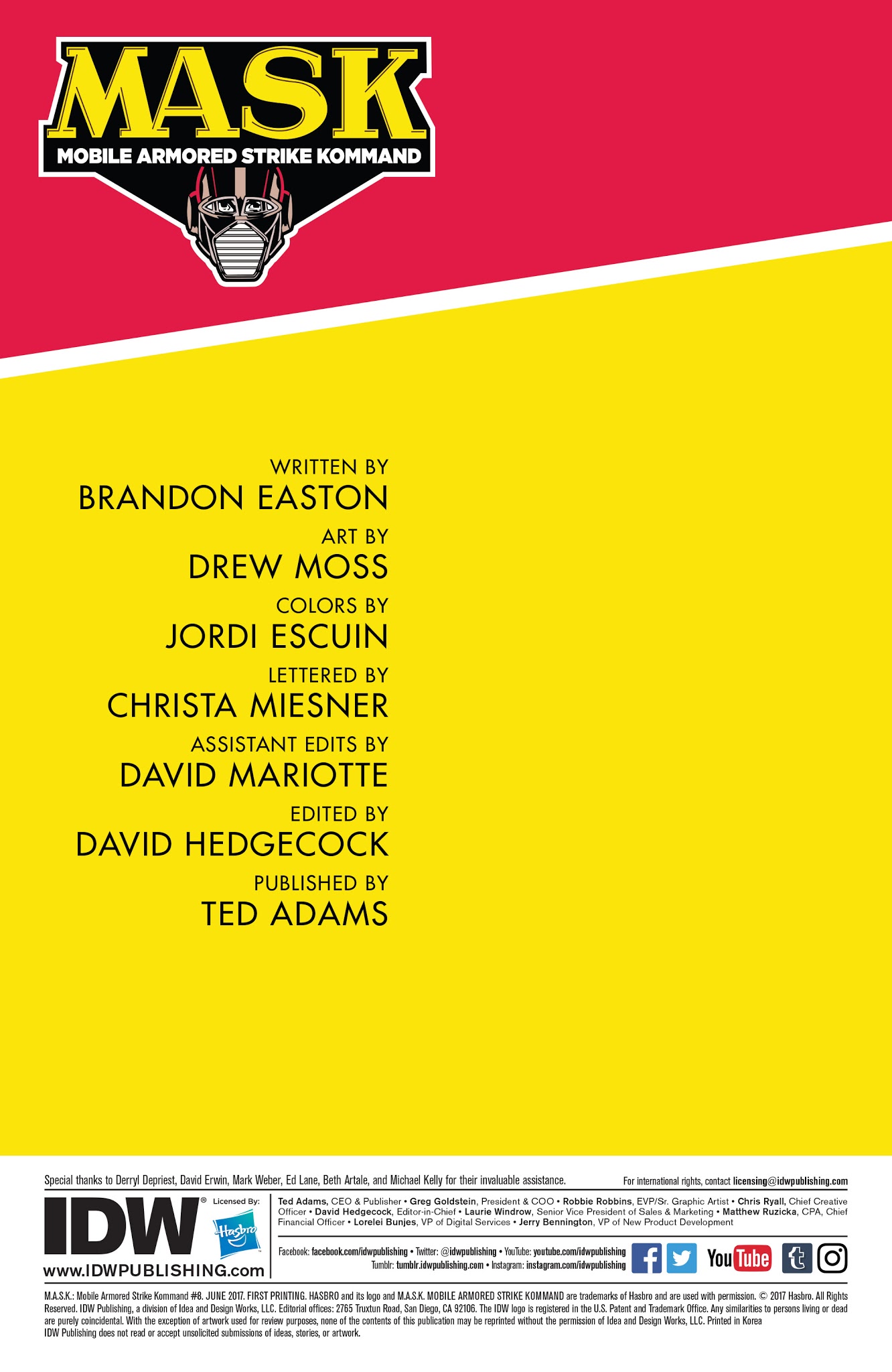 Read online M.A.S.K.: Mobile Armored Strike Kommand comic -  Issue #8 - 2