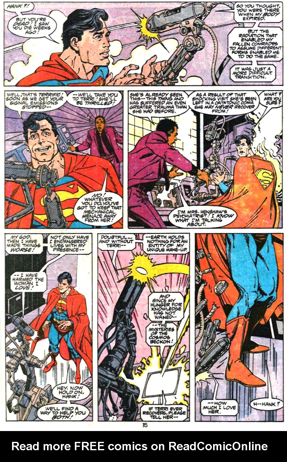 Read online Adventures of Superman (1987) comic -  Issue #468 - 16