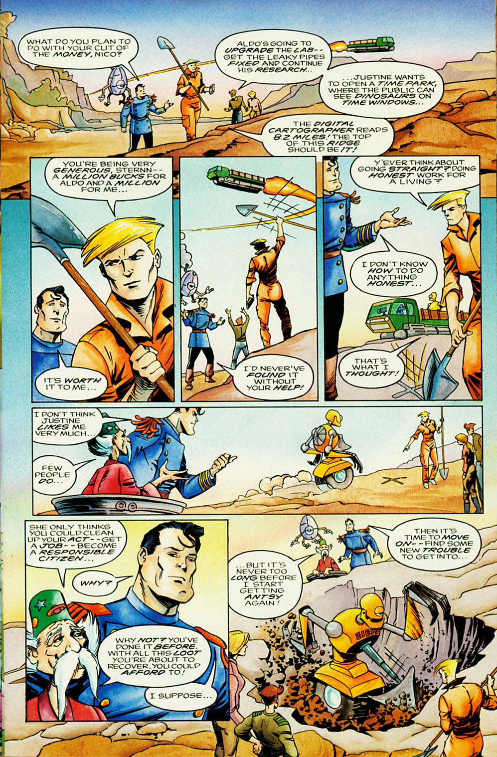 Read online Captain Sternn: Running Out of Time comic -  Issue #2 - 12