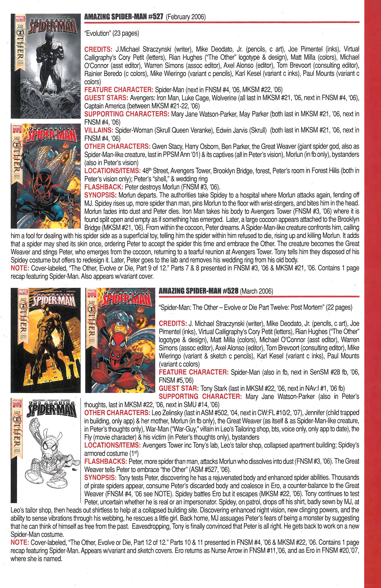 Read online Official Index to the Marvel Universe comic -  Issue #12 - 23