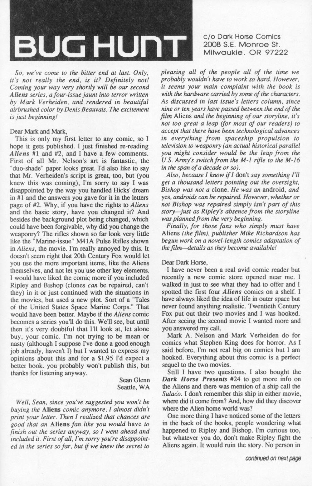 Read online Aliens (1988) comic -  Issue #6 - 30