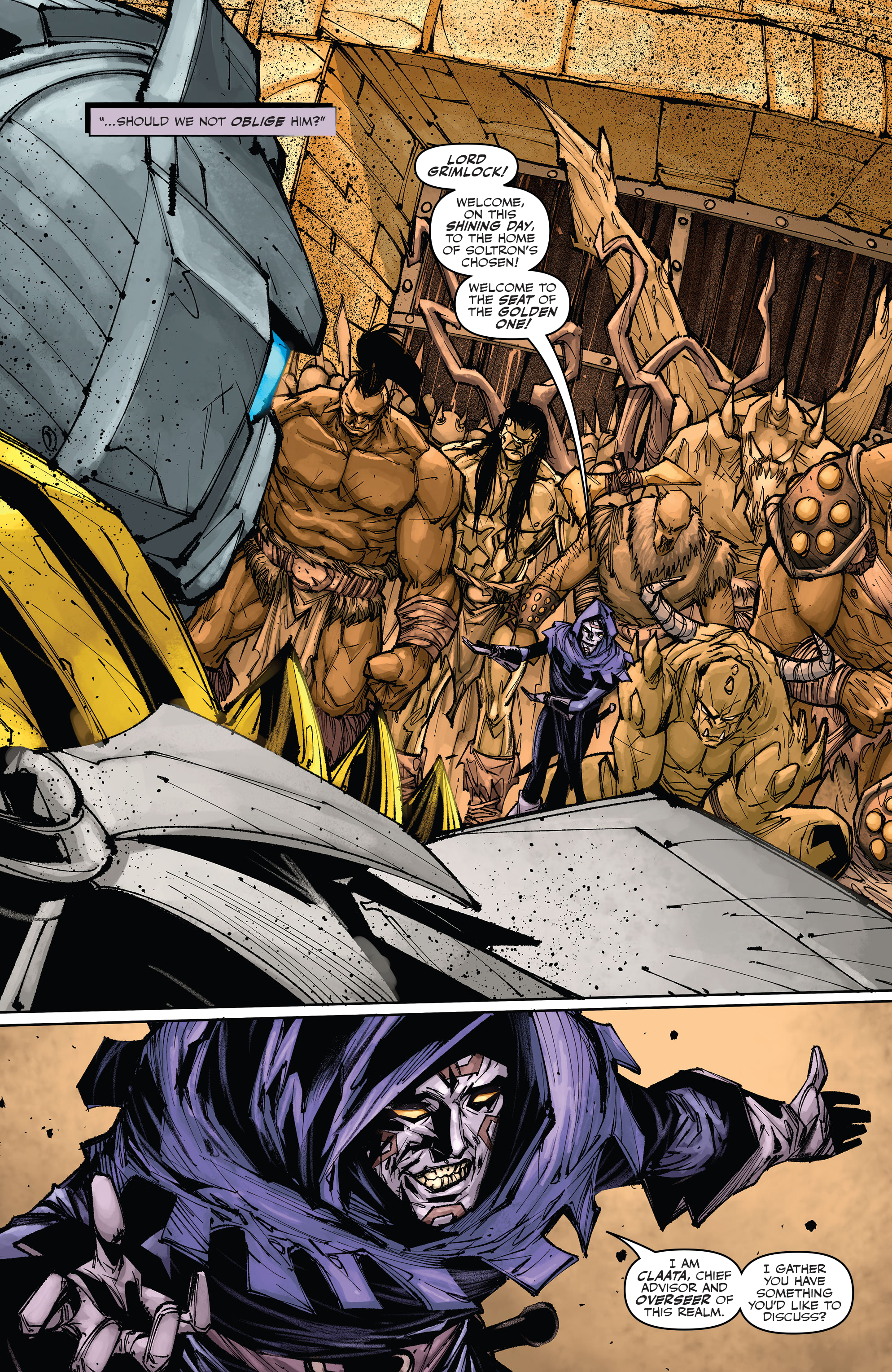 Read online Transformers: King Grimlock comic -  Issue #4 - 10