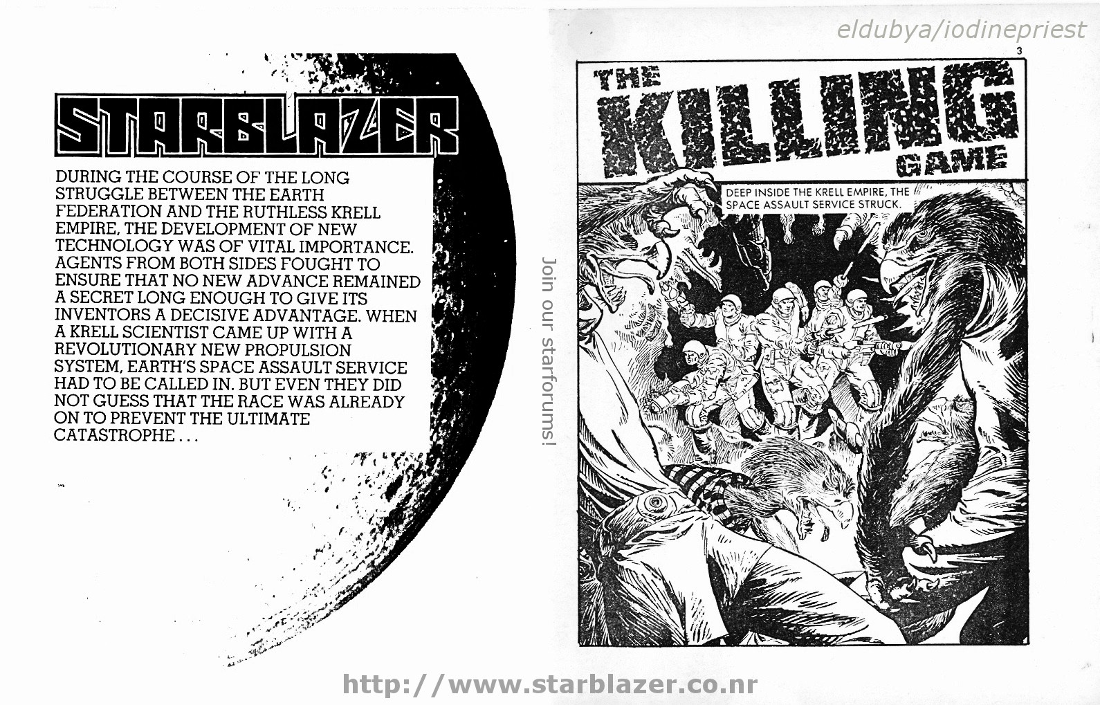 Read online Starblazer comic -  Issue #148 - 3