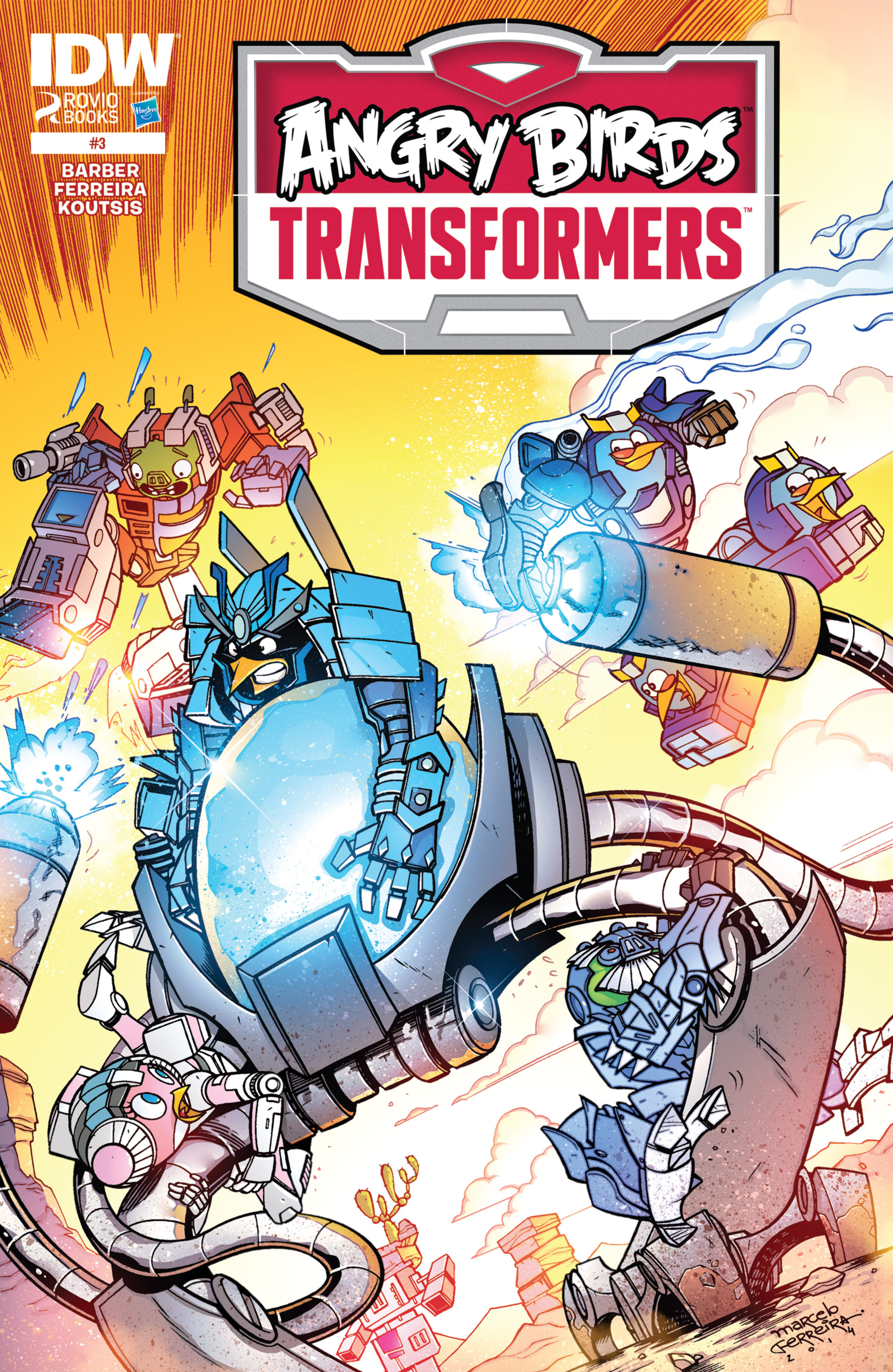 Read online Angry Birds Transformers comic -  Issue #3 - 1
