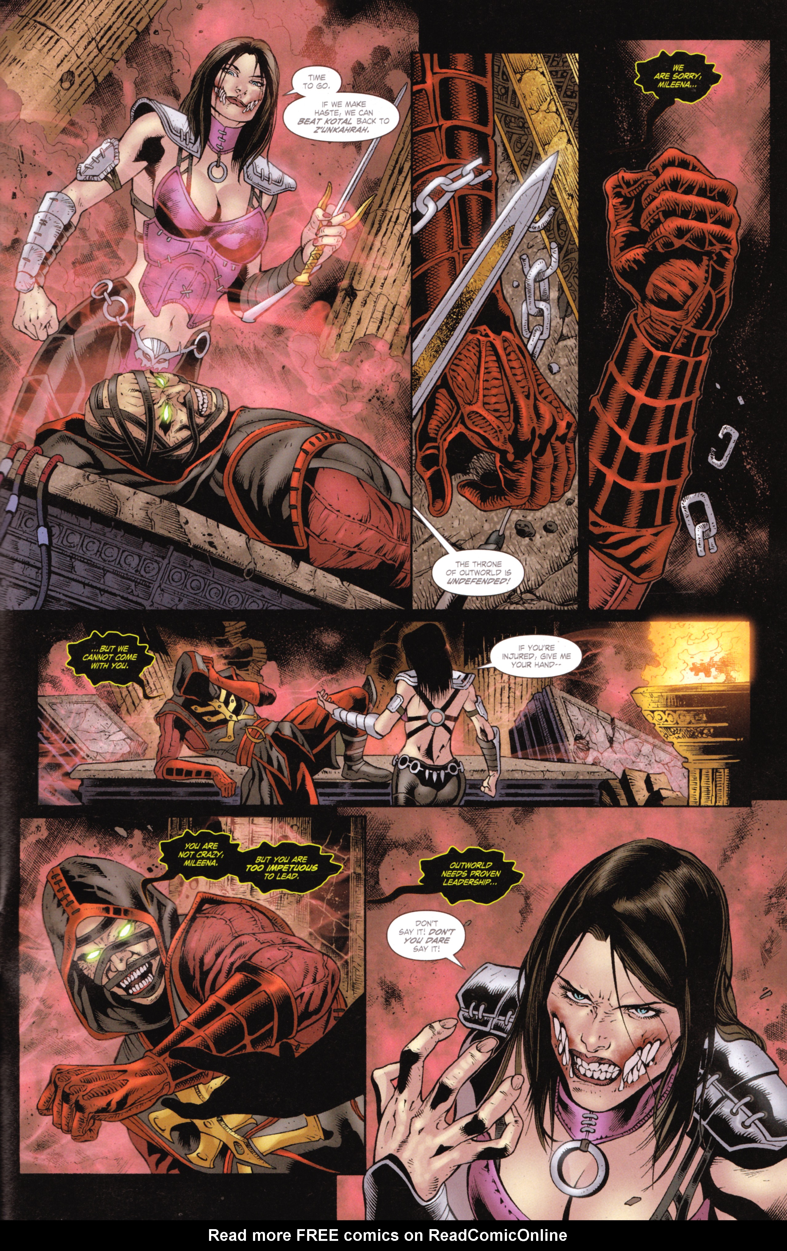 Read online Mortal Kombat X [II] comic -  Issue #11 - 33