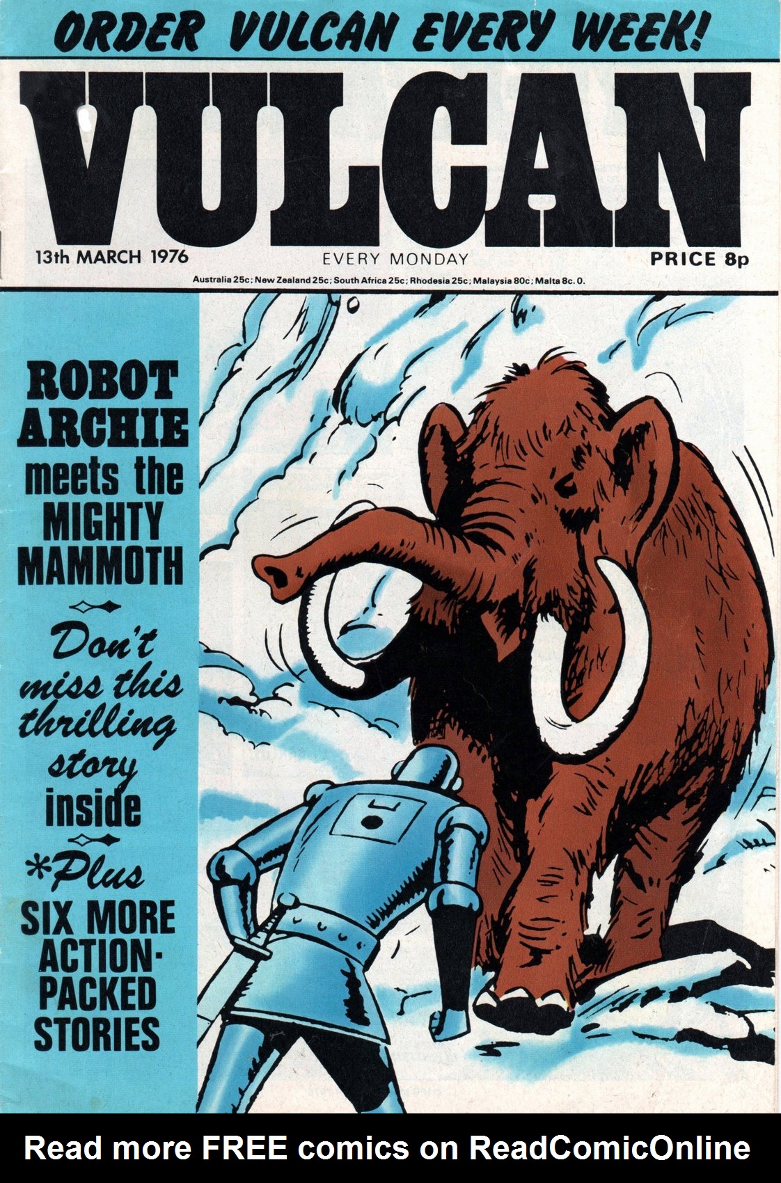 Read online Vulcan comic -  Issue #25 - 1