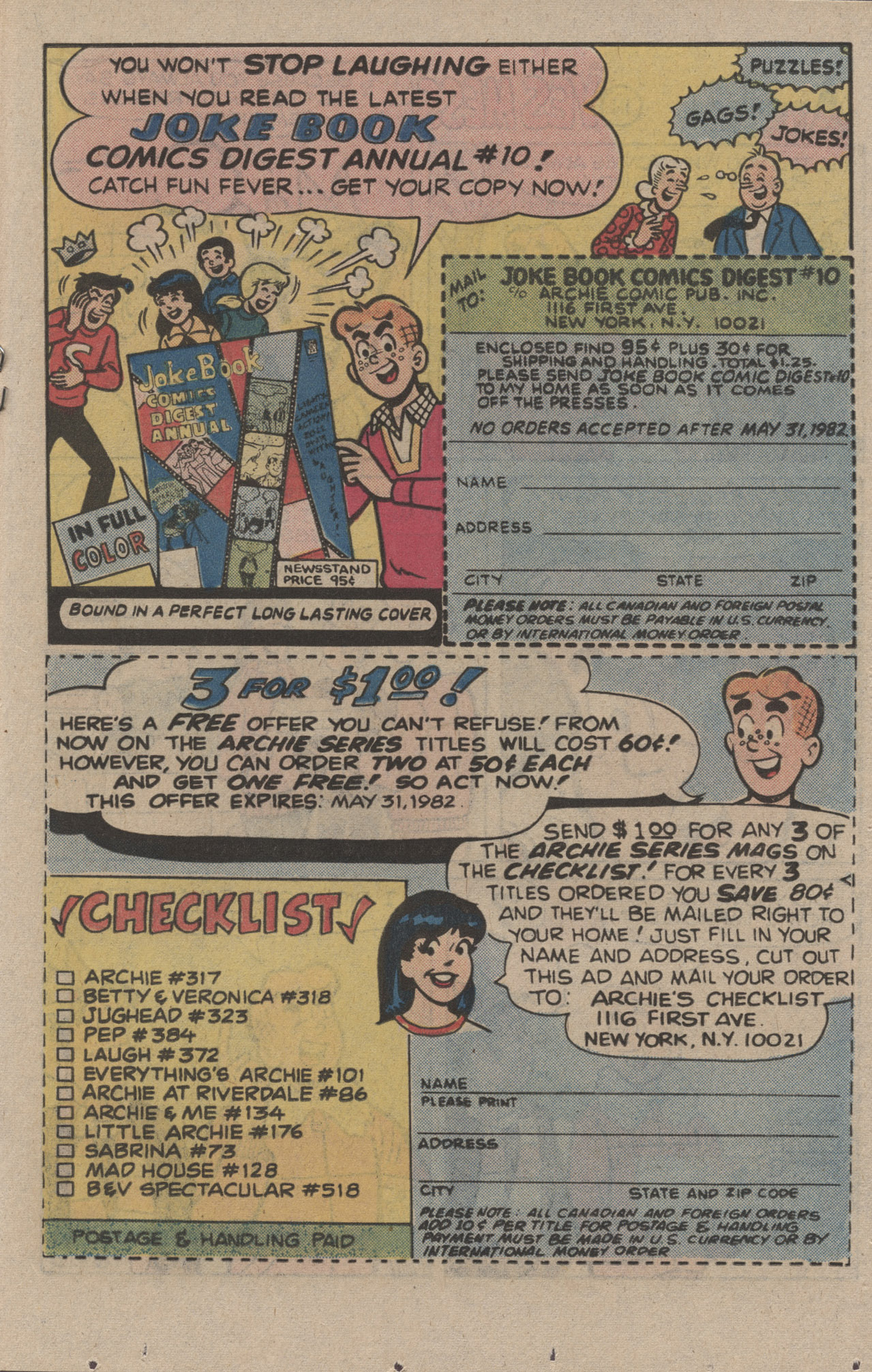 Read online Archie's Joke Book Magazine comic -  Issue #285 - 19