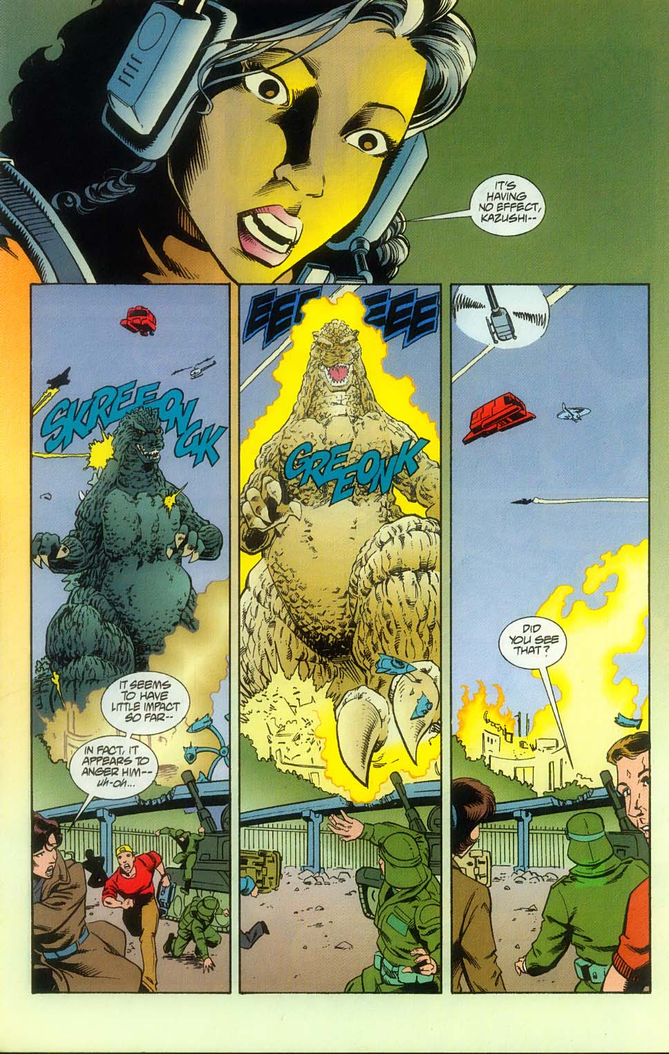 Read online Godzilla (1995) comic -  Issue #9 - 7