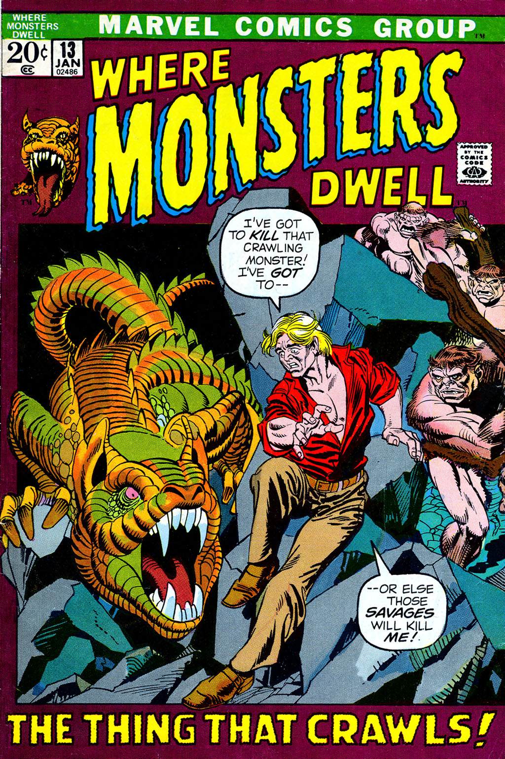 Where Monsters Dwell (1970) issue 13 - Page 1