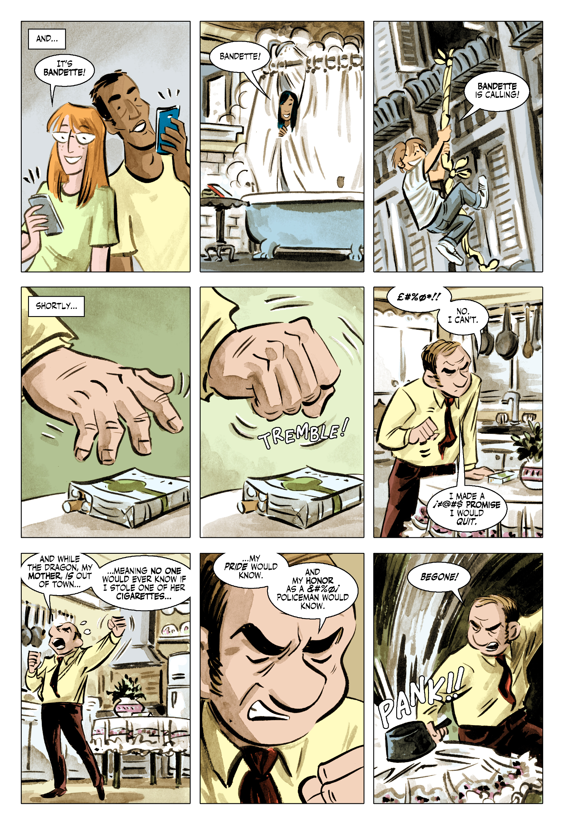 Read online Bandette (2012) comic -  Issue #19 - 14