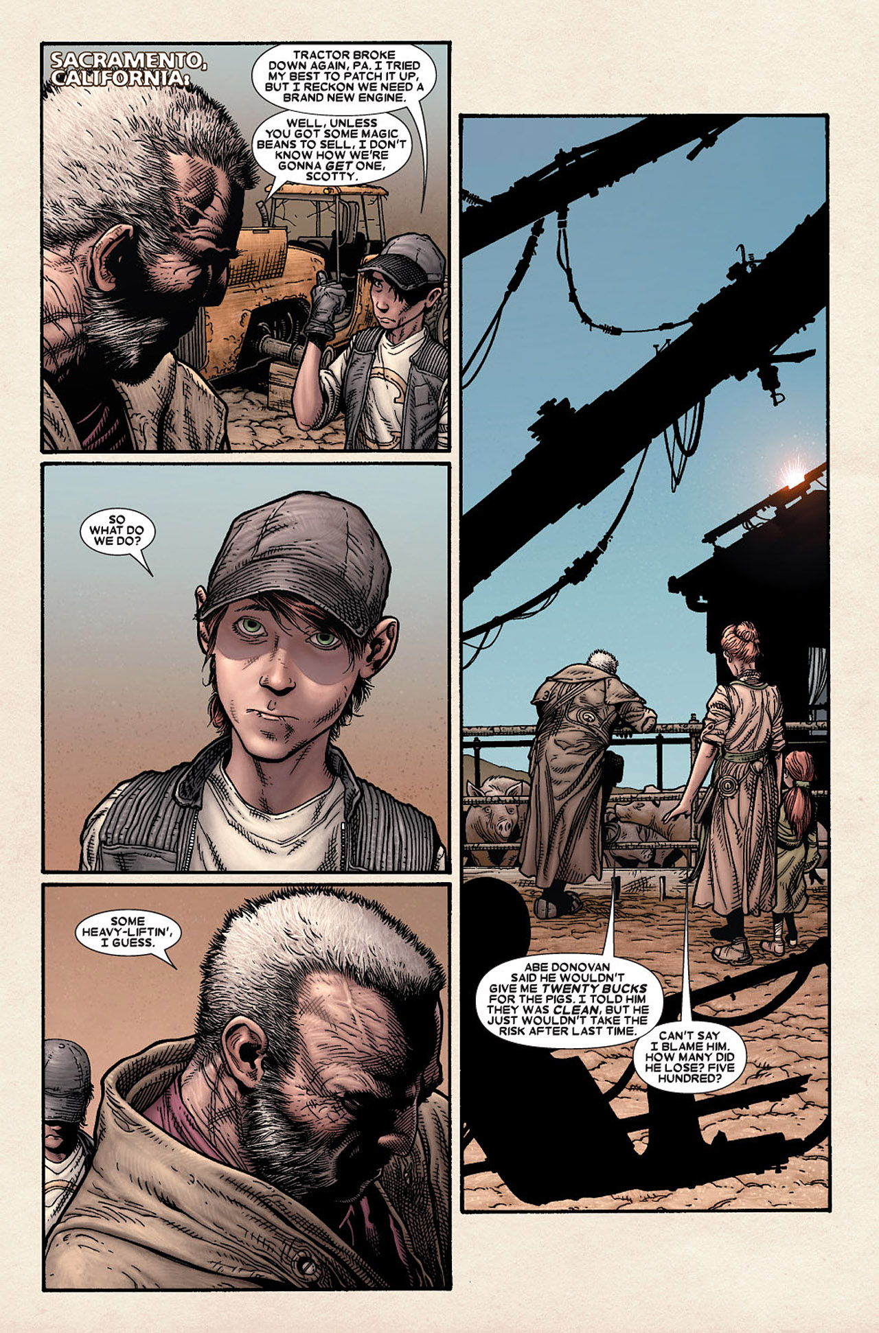 Read online Wolverine: Old Man Logan comic -  Issue # Full - 7