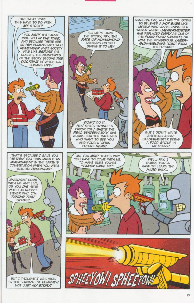 Read online Futurama Comics comic -  Issue #7 - 16