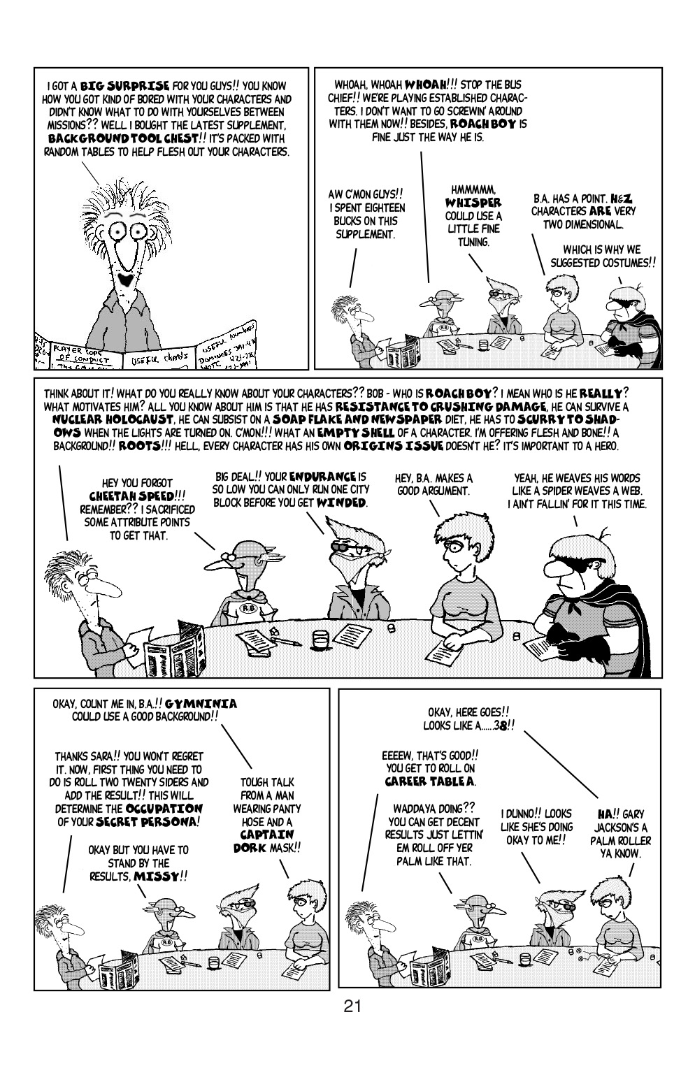 Read online Knights of the Dinner Table comic -  Issue #19 - 23