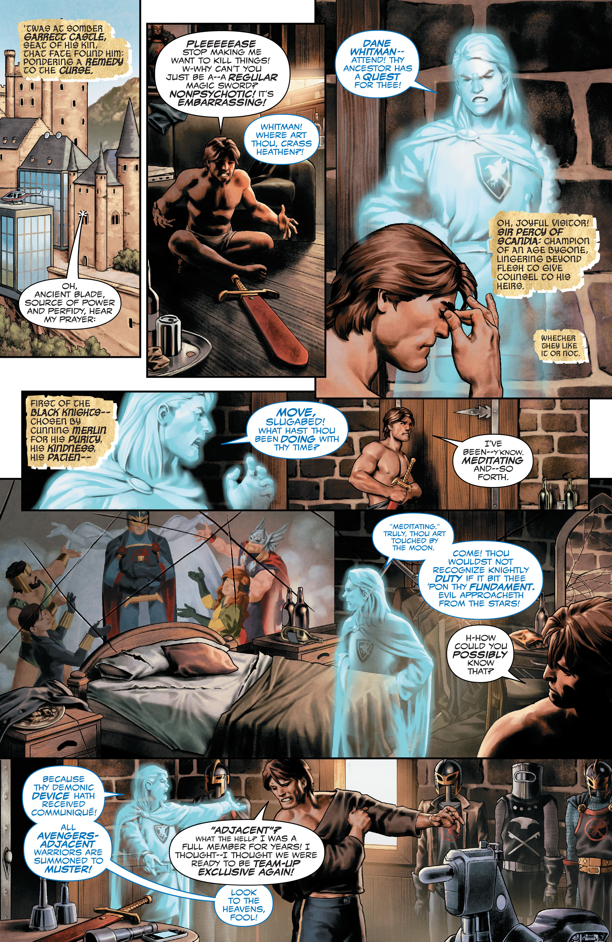 Read online King In Black One-Shots comic -  Issue # Black Knight - 5