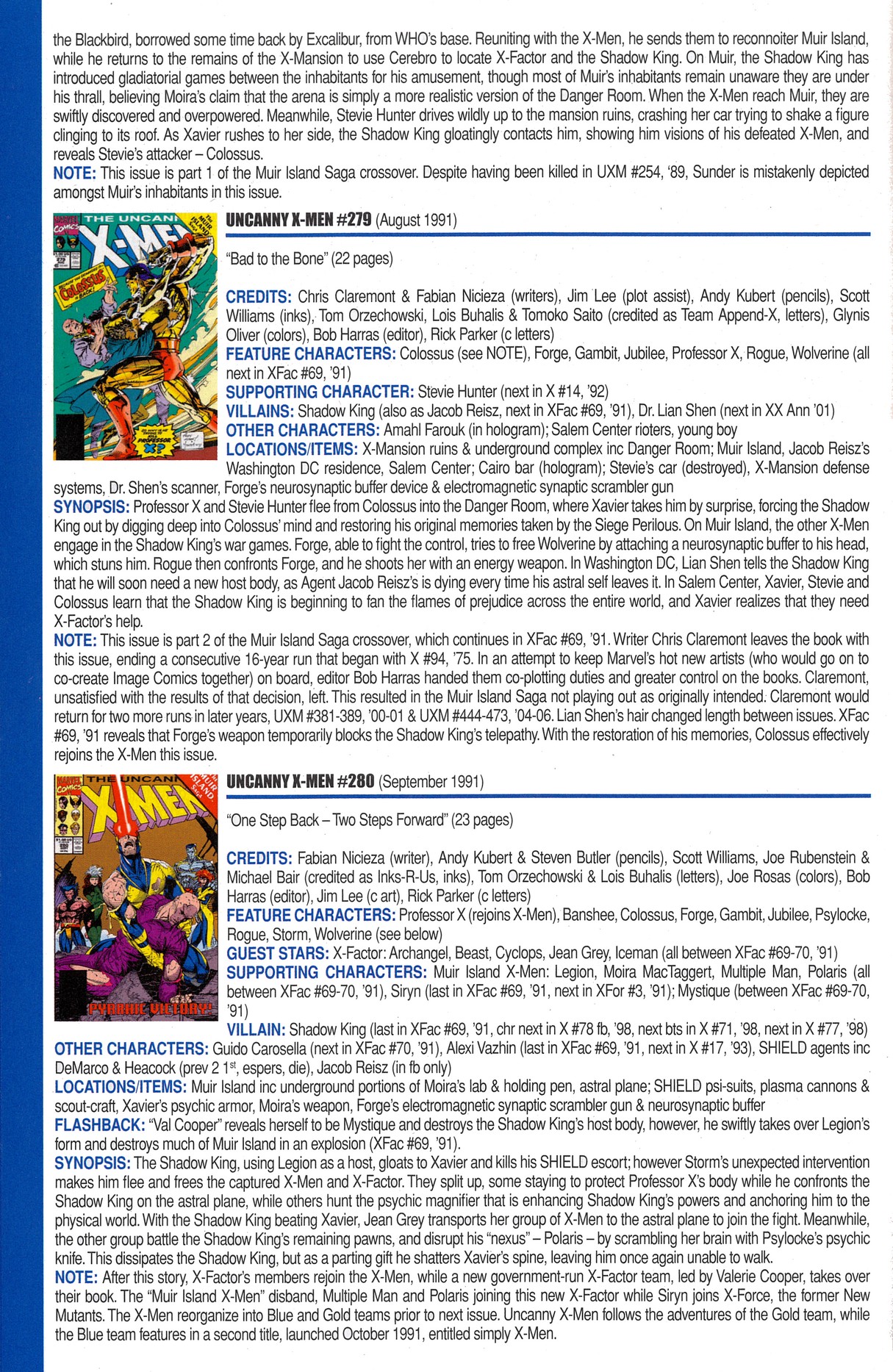 Read online Official Index to the Marvel Universe comic -  Issue #7 - 52