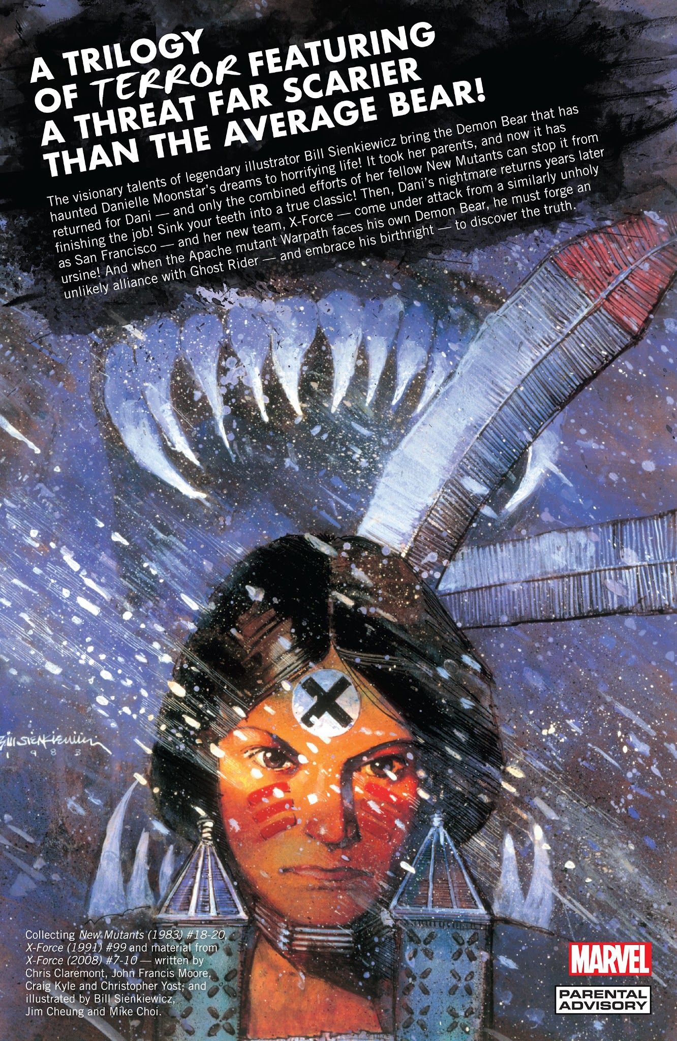 Read online The New Mutants: Demon Bear comic -  Issue # TPB - 139