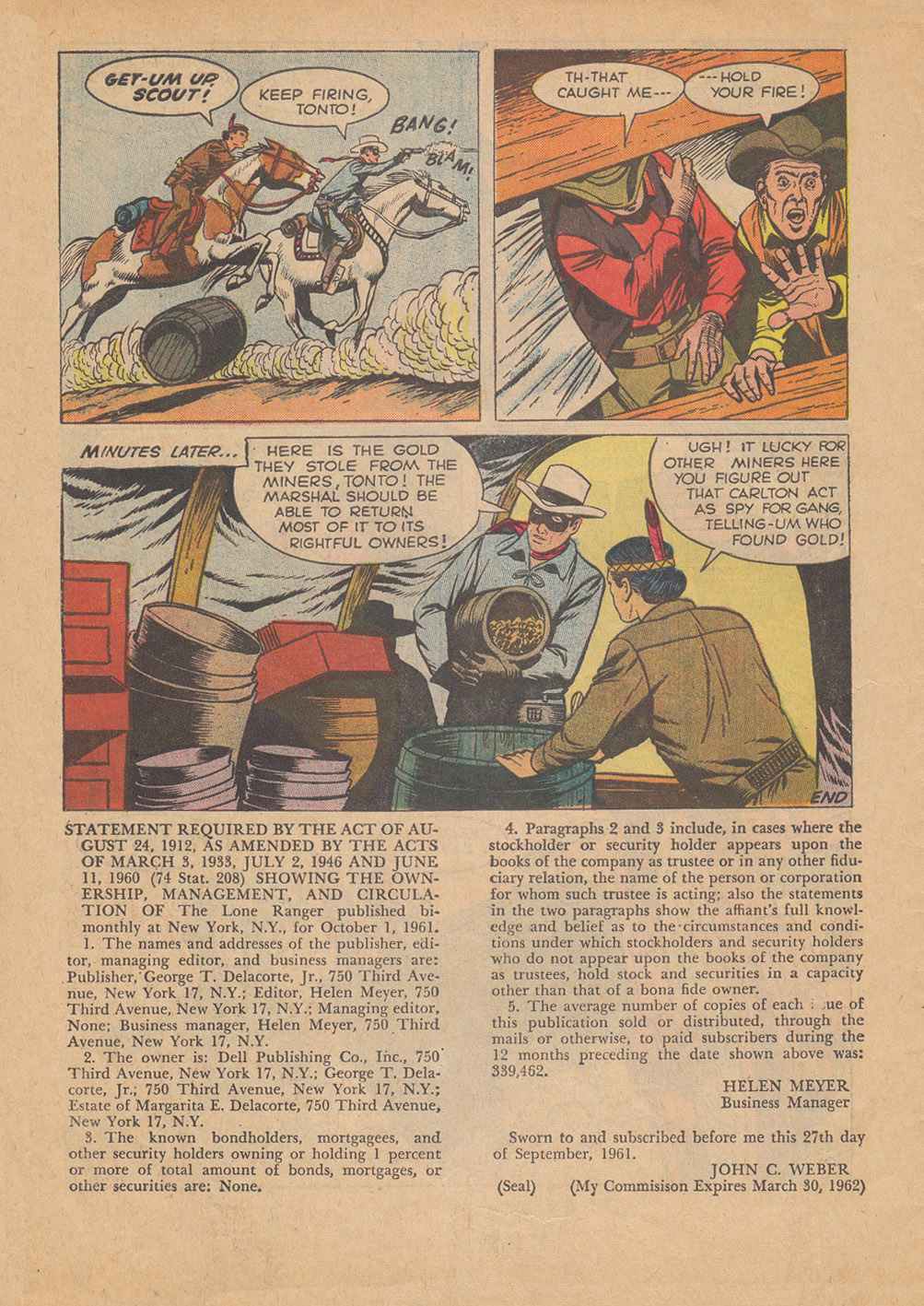 Read online The Lone Ranger (1948) comic -  Issue #145 - 34