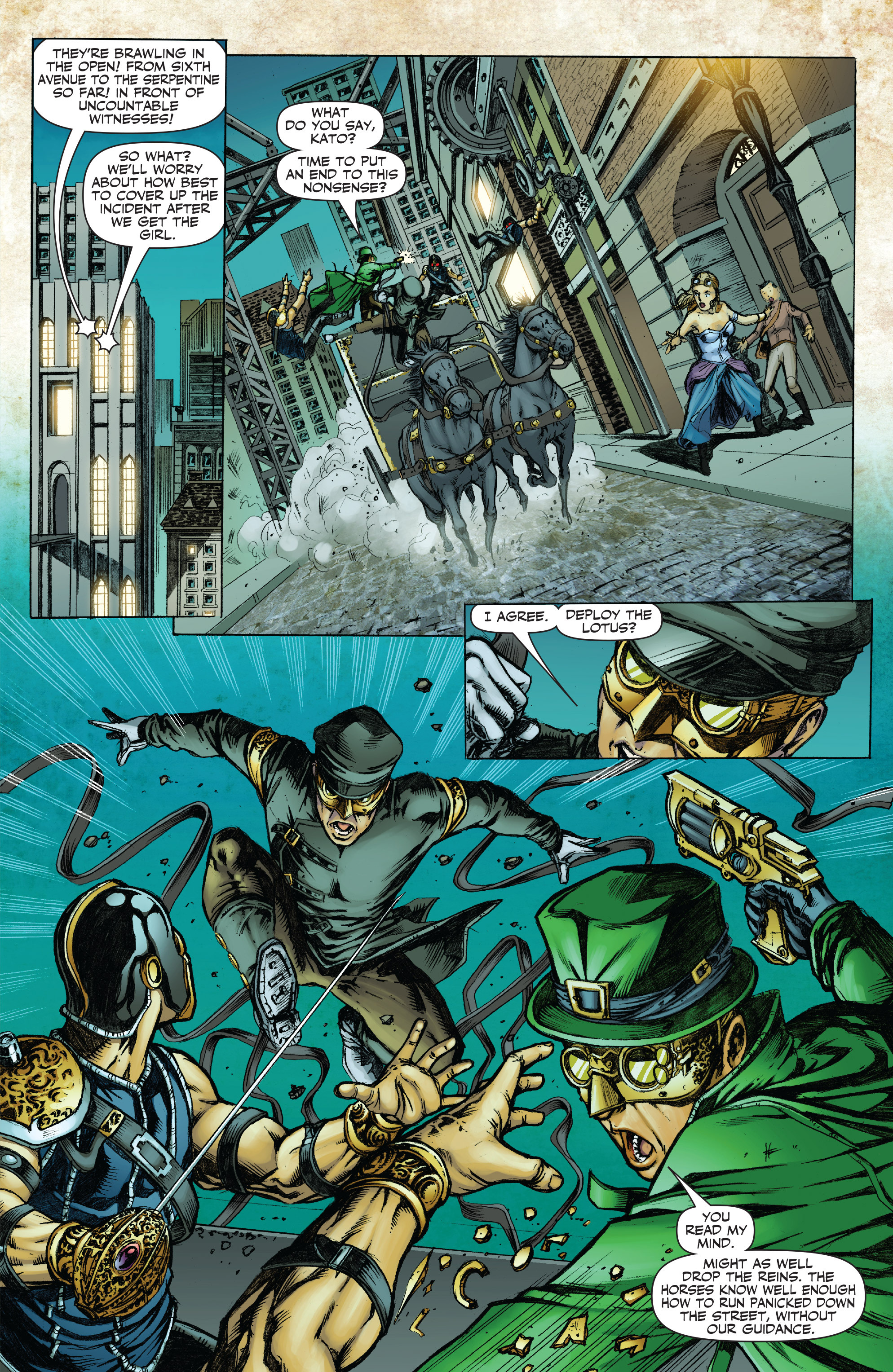 Read online Legenderry: A Steampunk Adventure comic -  Issue #2 - 13