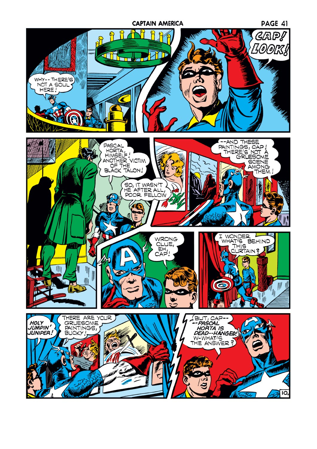 Read online Captain America Comics comic -  Issue #9 - 41