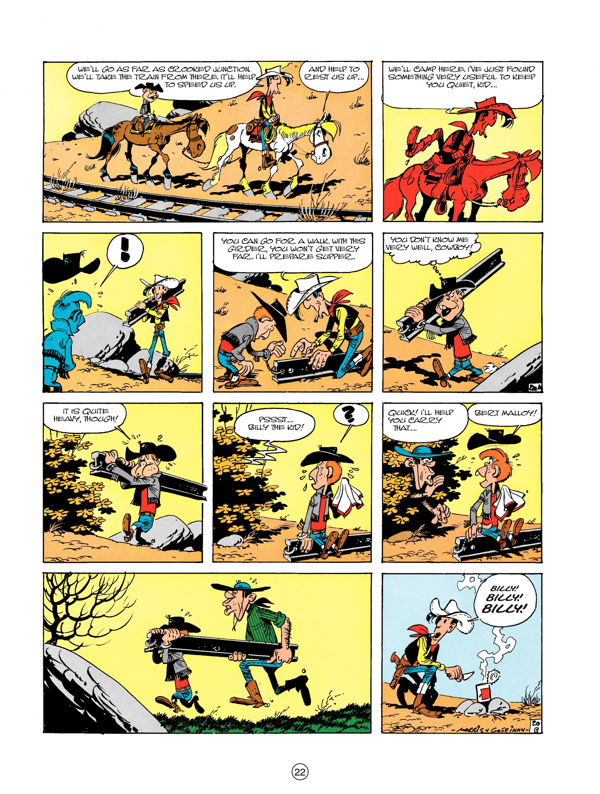 Read online A Lucky Luke Adventure comic -  Issue #18 - 22