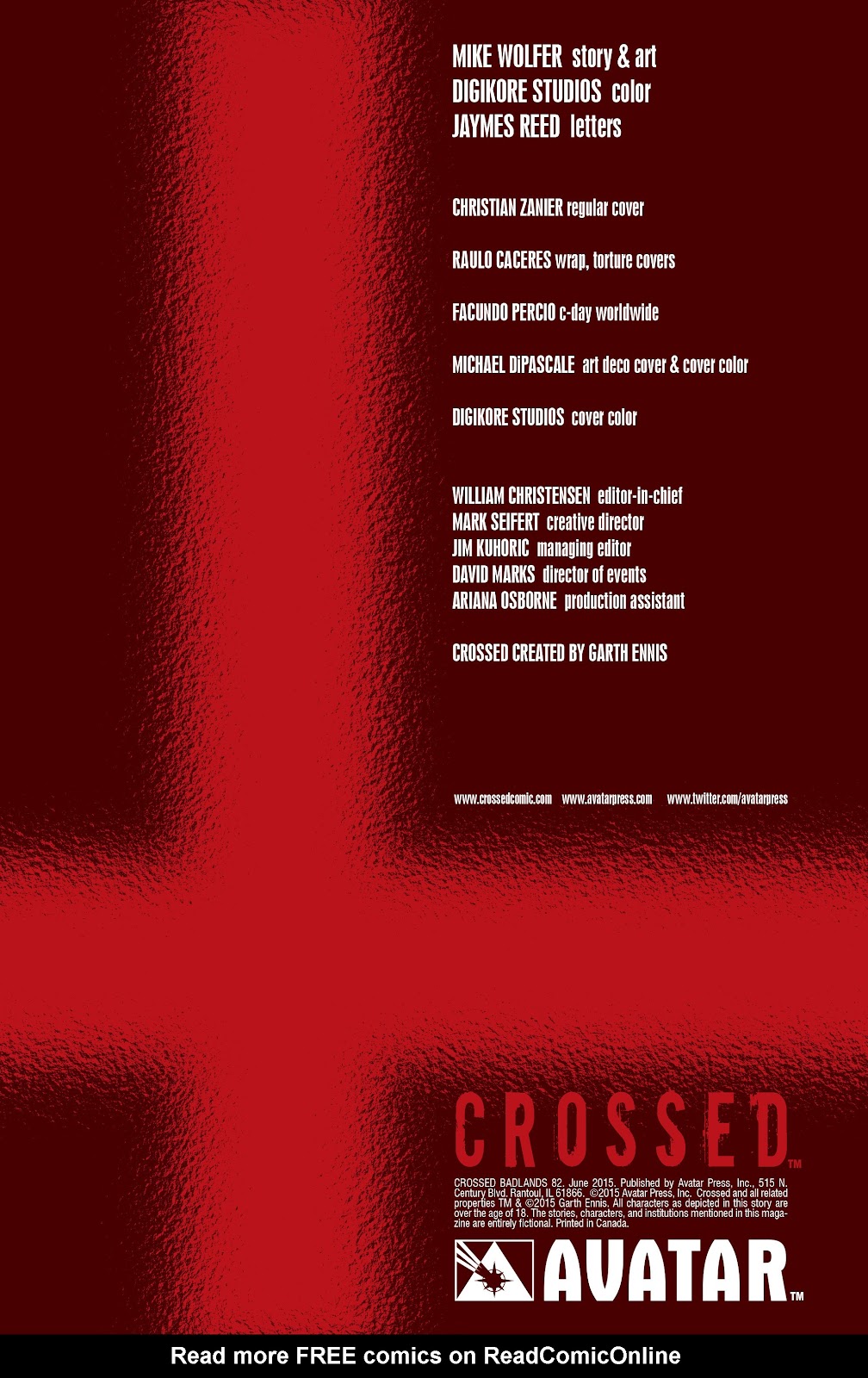 Crossed: Badlands issue 82 - Page 2