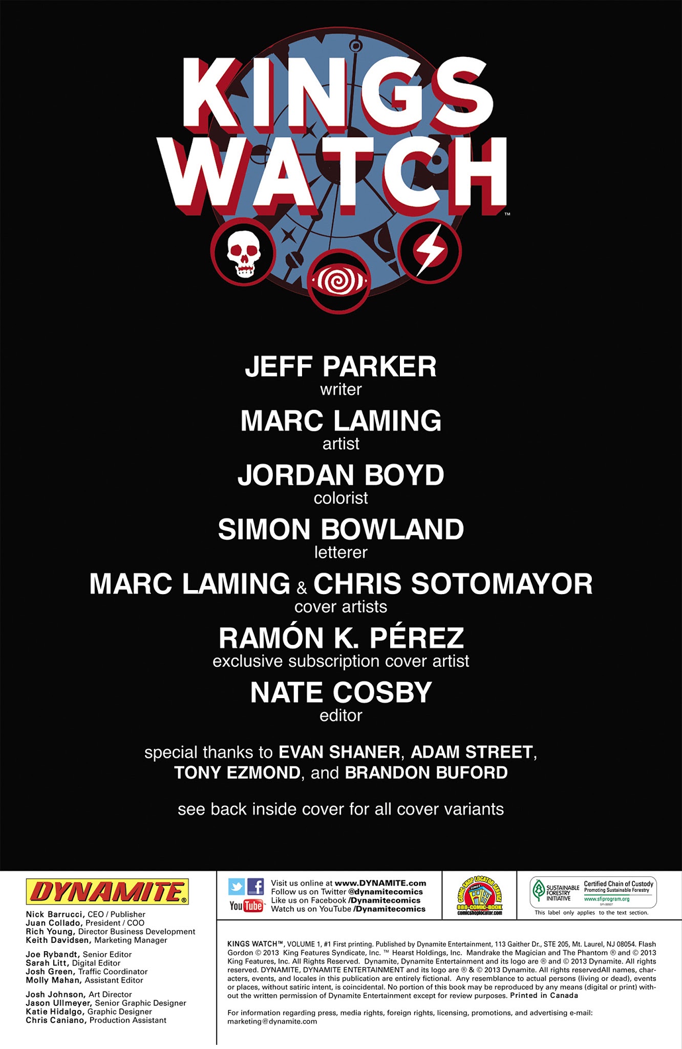 Read online Kings Watch comic -  Issue #1 - 2