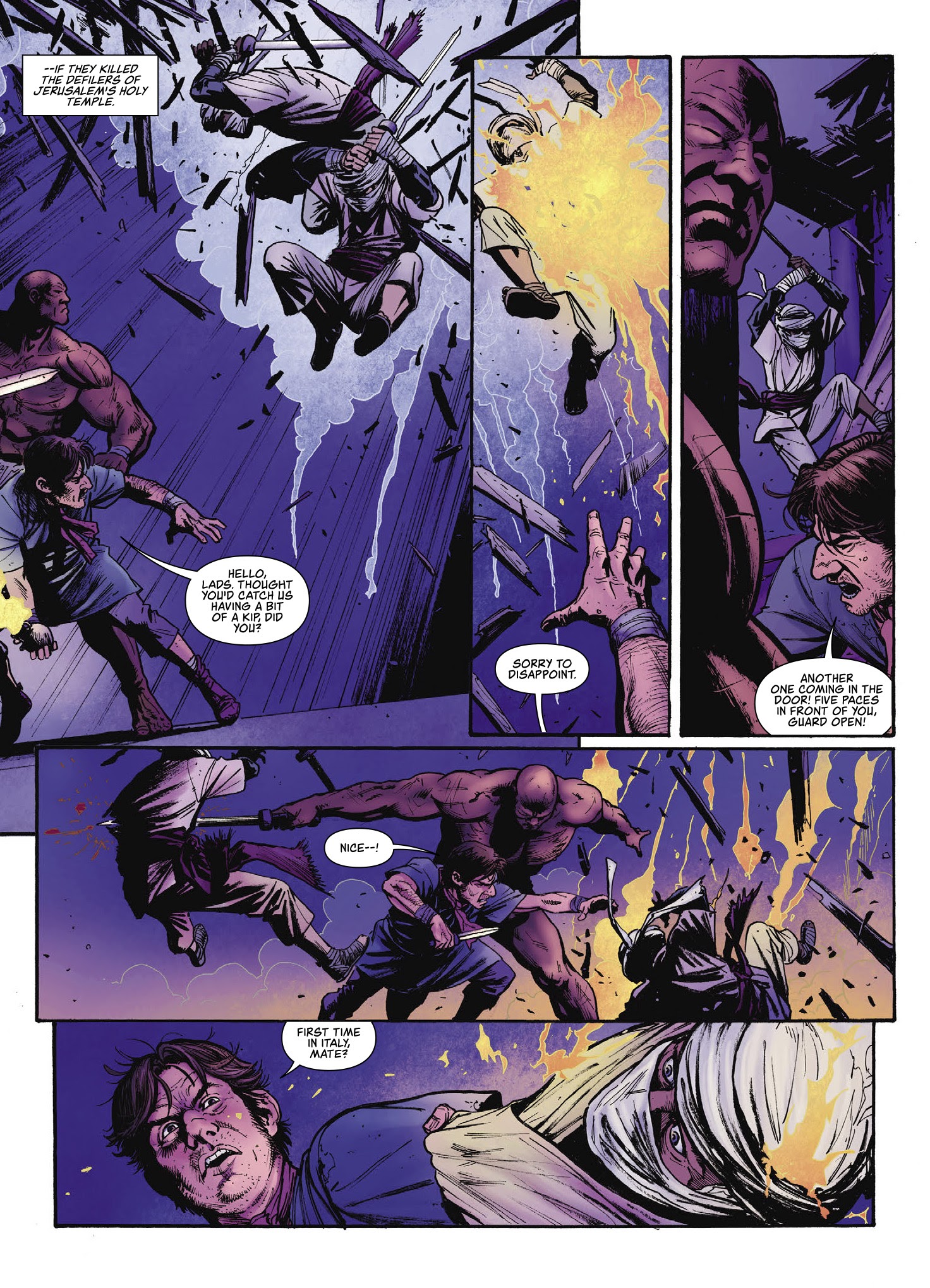 Read online Aquila: The Burning Fields comic -  Issue # TPB - 66