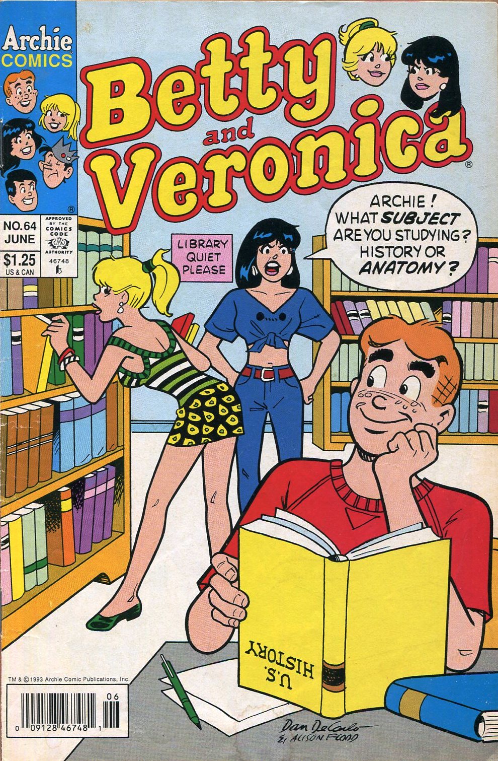 Read online Betty and Veronica (1987) comic -  Issue #64 - 1
