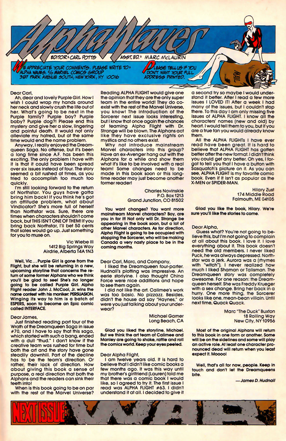Read online Alpha Flight (1983) comic -  Issue #74 - 25