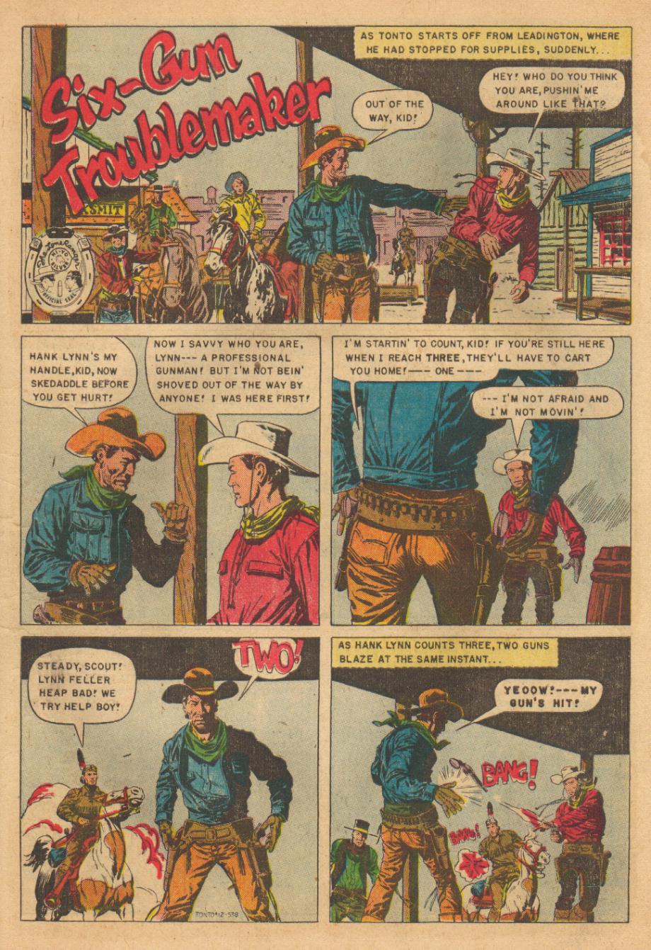 Read online Lone Ranger's Companion Tonto comic -  Issue #12 - 3