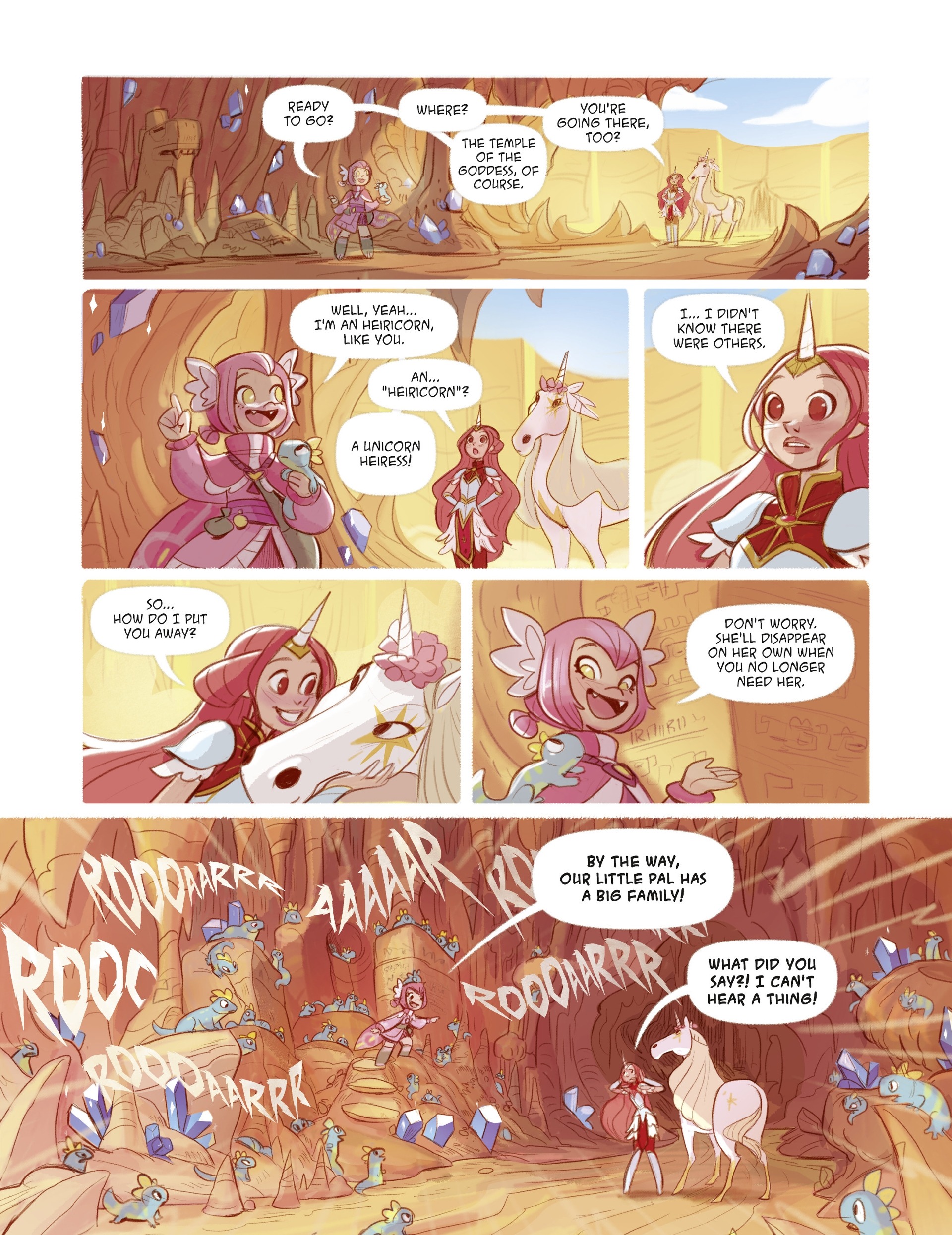 Read online The Unicorn Legacy: Call of the Goddess comic -  Issue # TPB - 17