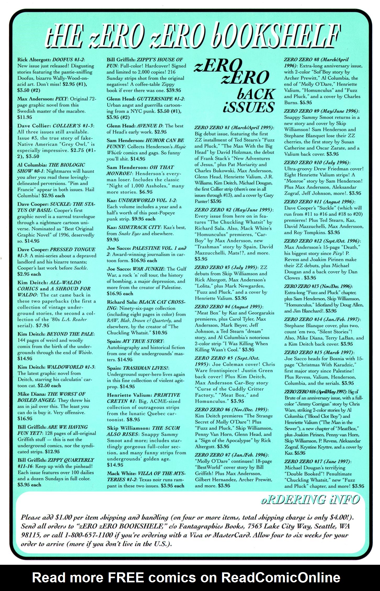 Read online Zero Zero comic -  Issue #18 - 51