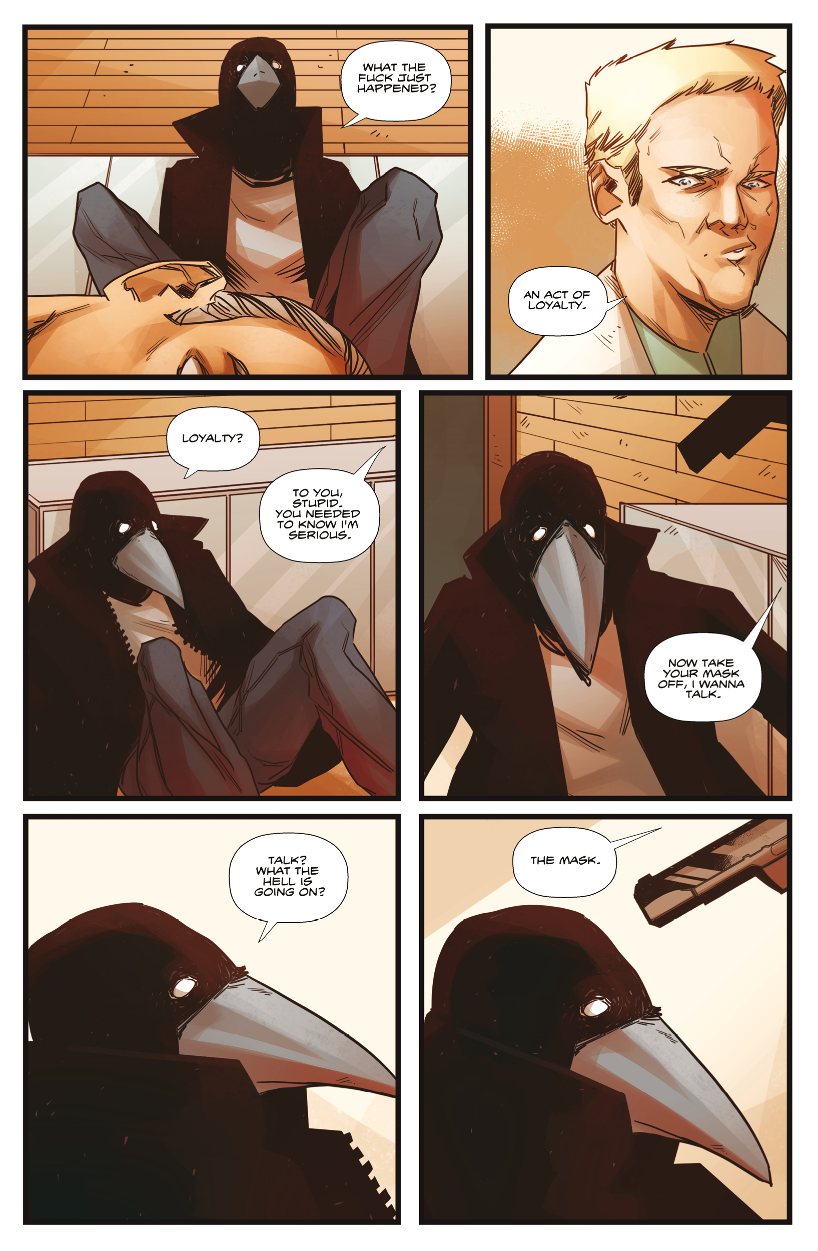Read online Hotline Miami 2: Wrong Number comic -  Issue #3 - 32
