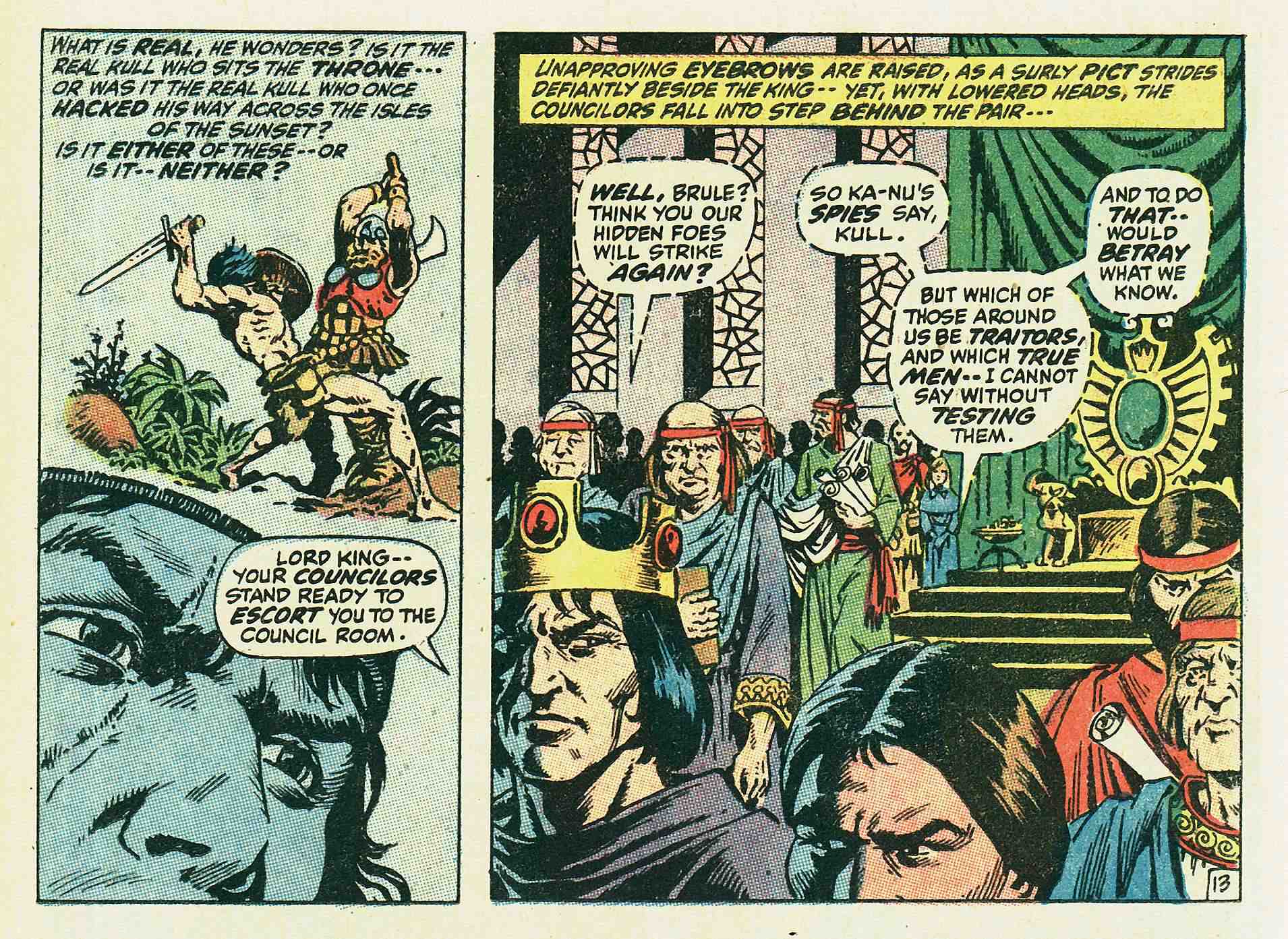 Read online Kull, the Conqueror (1971) comic -  Issue #2 - 14