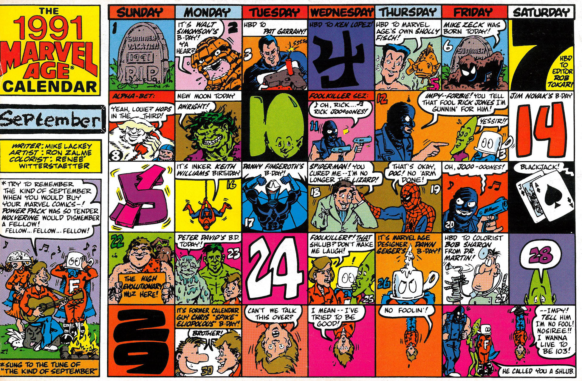 Read online Marvel Age comic -  Issue #105 - 35