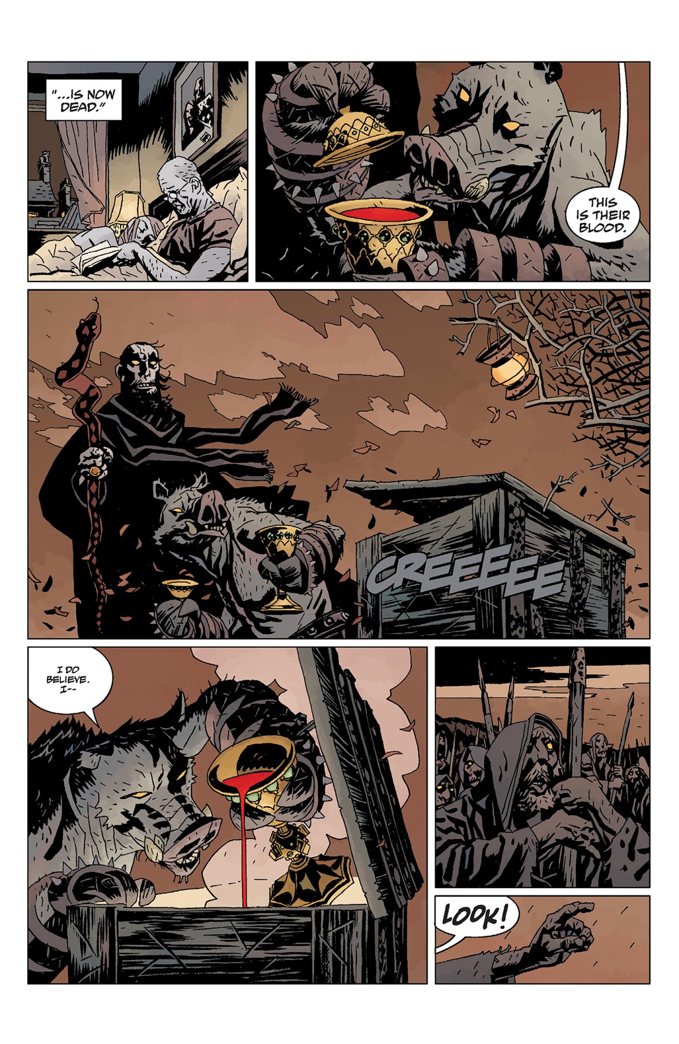Read online Hellboy: The Wild Hunt comic -  Issue # TPB - 52