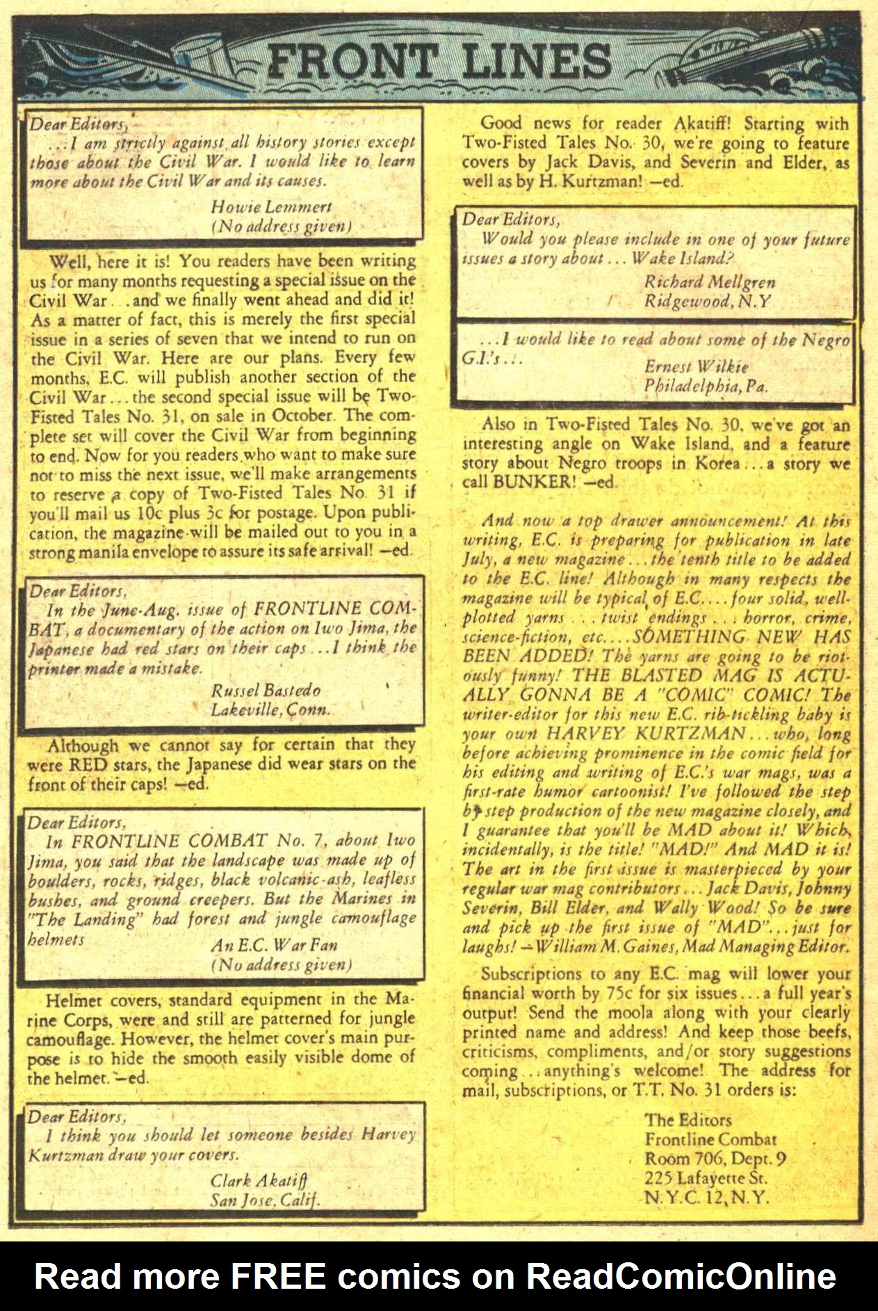 Read online Frontline Combat comic -  Issue #9 - 19