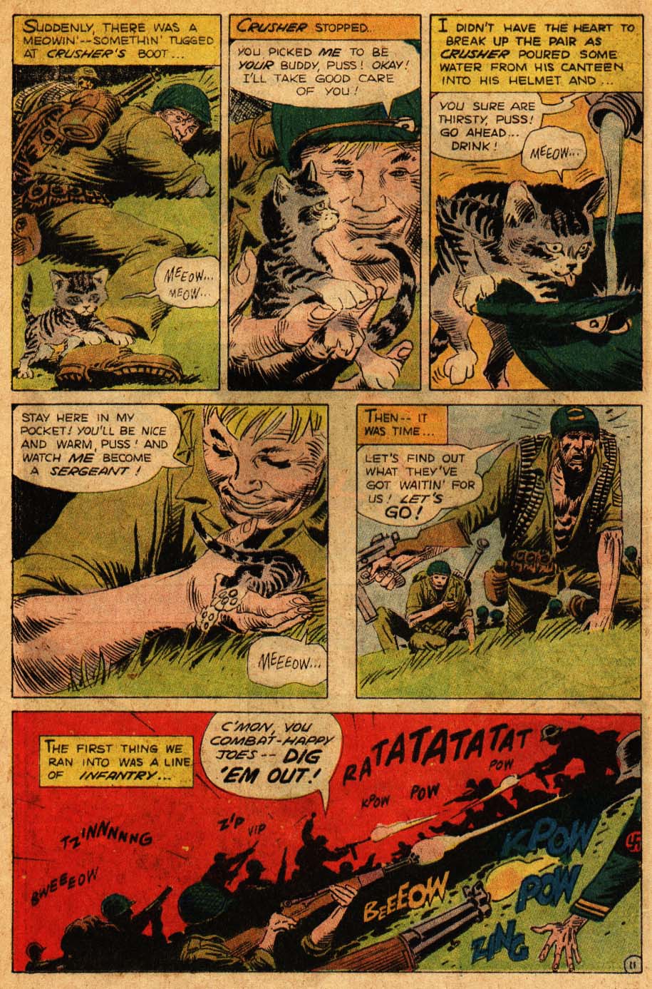 Read online Our Army at War (1952) comic -  Issue #176 - 17