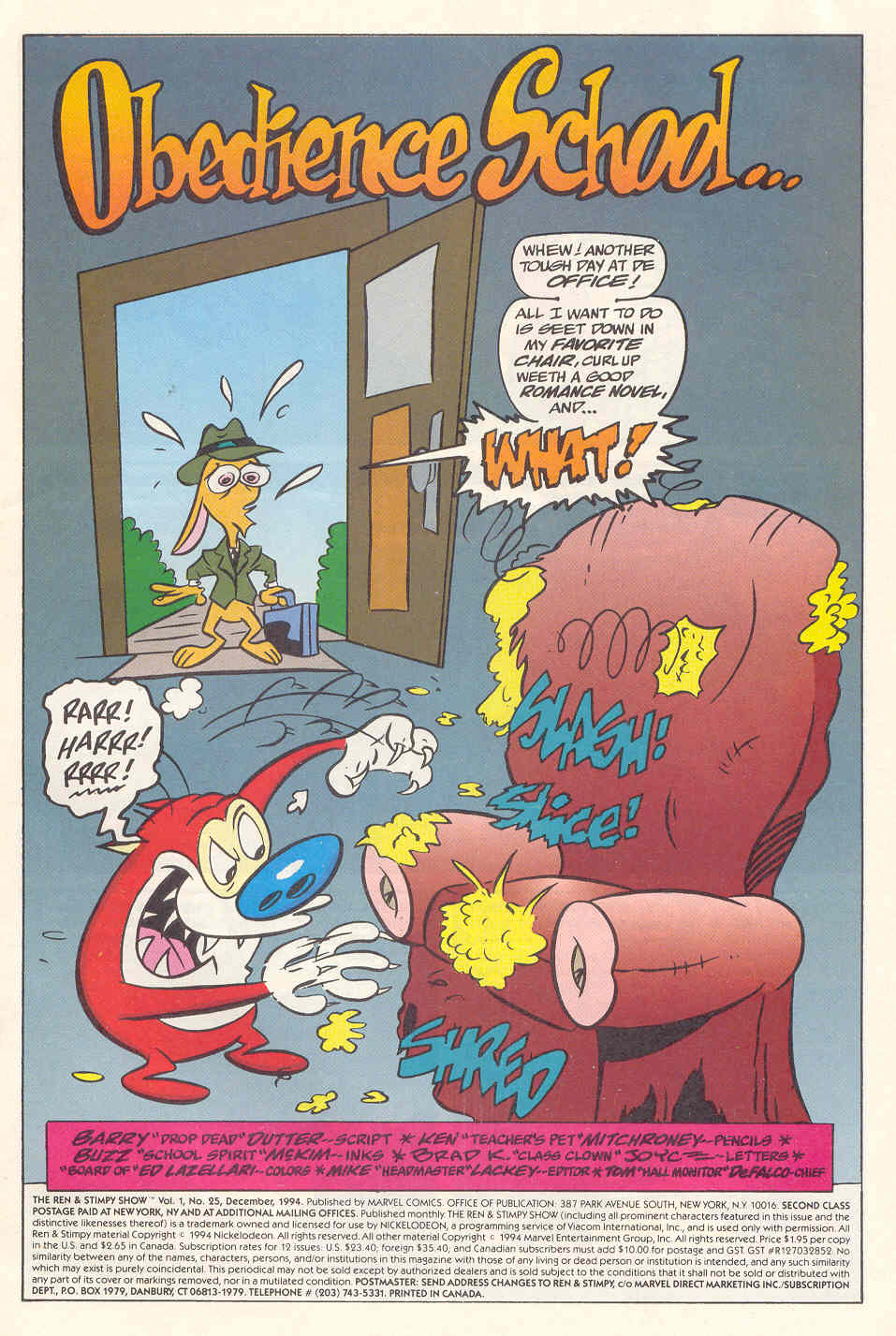 Read online The Ren & Stimpy Show comic -  Issue #25 - 2