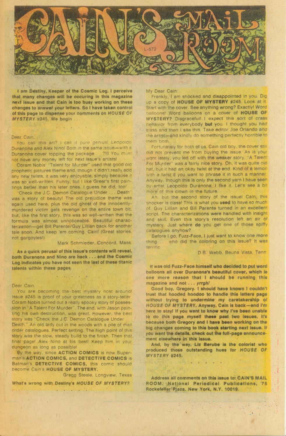 Read online House of Mystery (1951) comic -  Issue #250 - 34