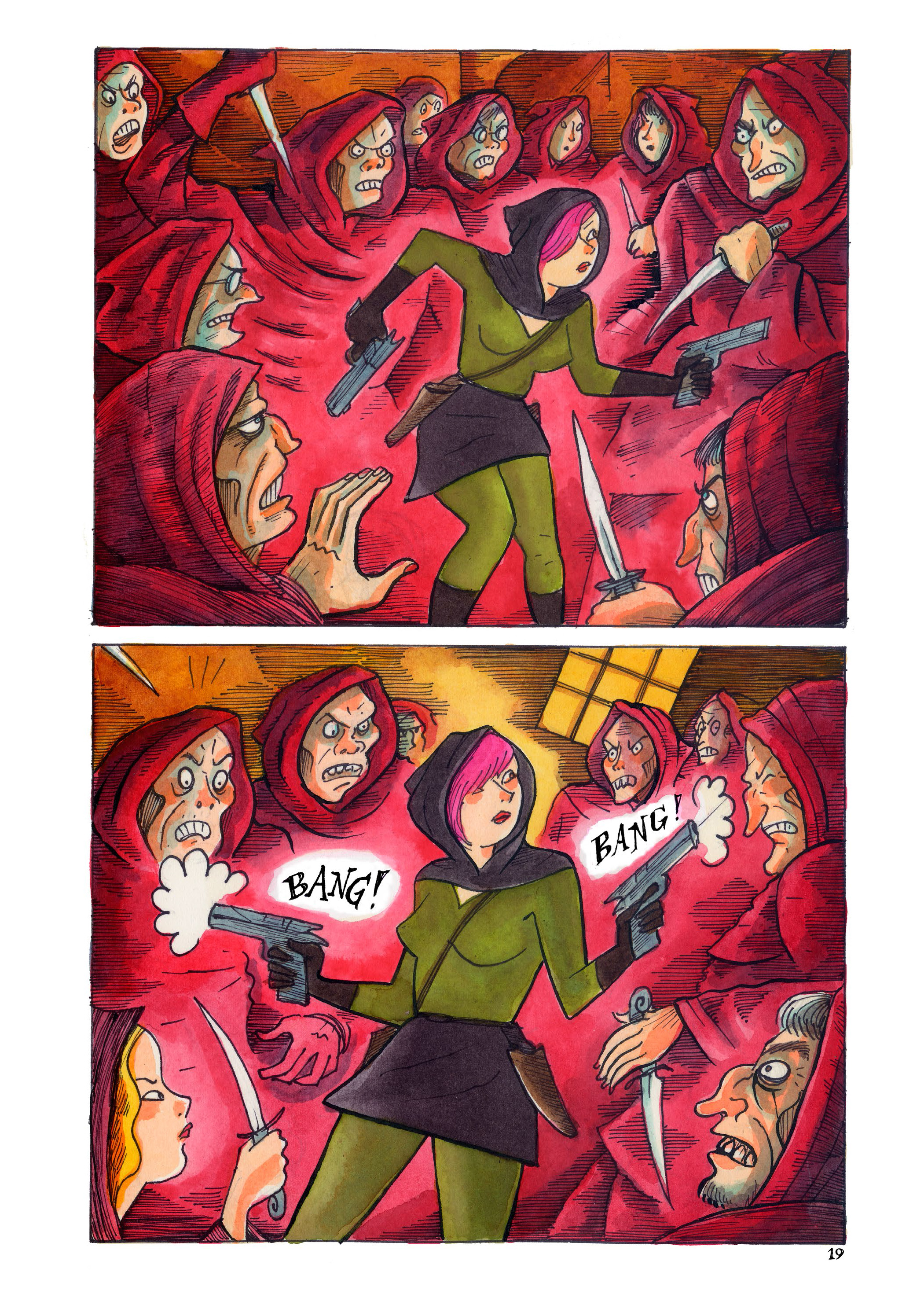 Read online Violenzia and Other Deadly Amusements comic -  Issue # TPB - 20