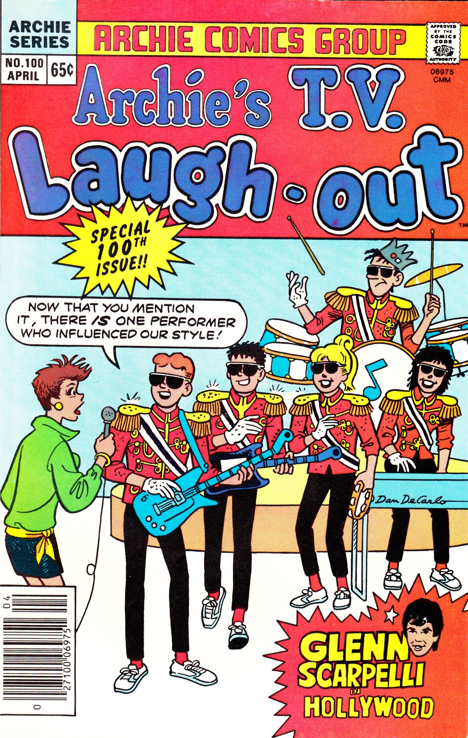 Read online Archie's TV Laugh-Out comic -  Issue #100 - 1