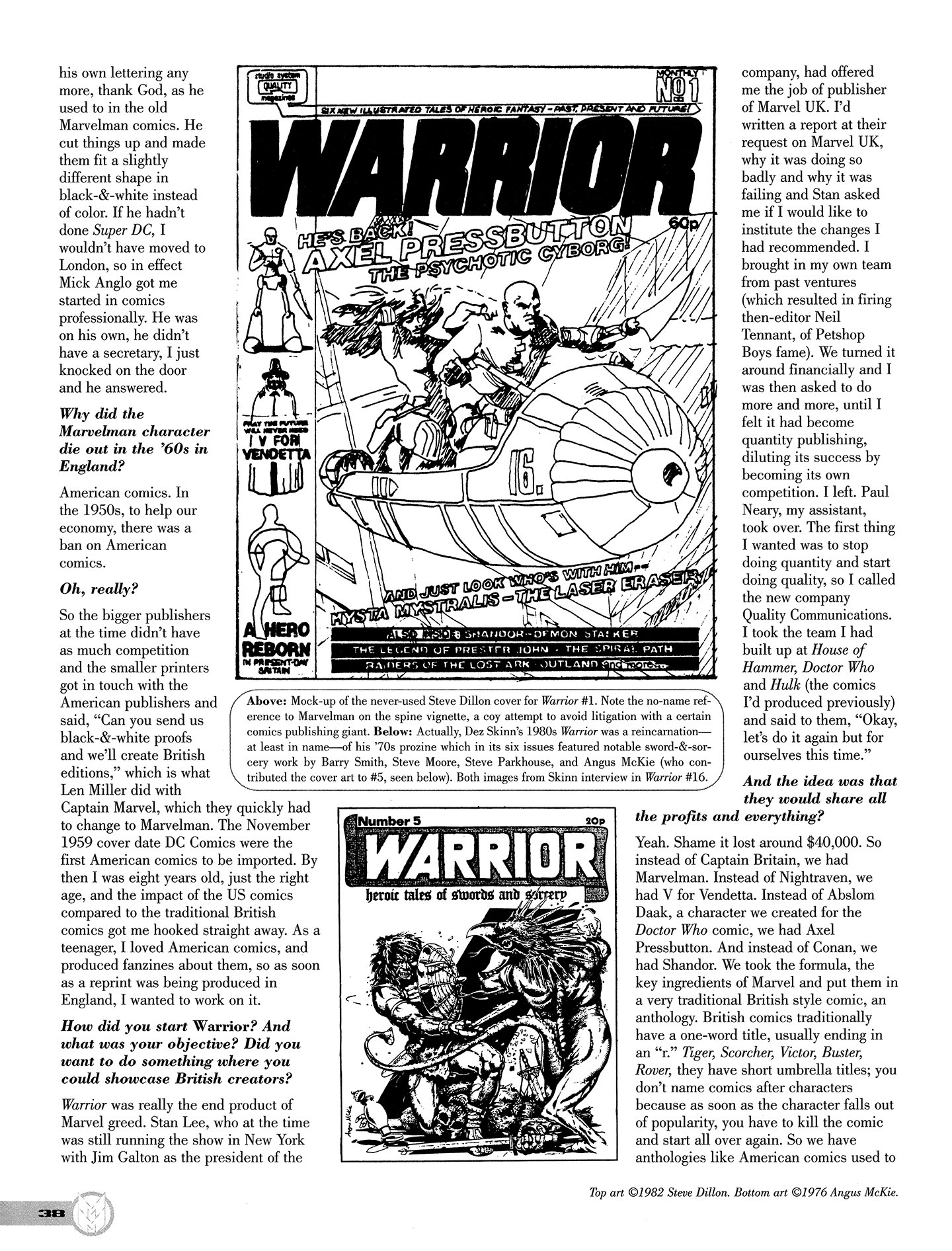 Read online Kimota!: The Miracleman Companion comic -  Issue # Full - 39