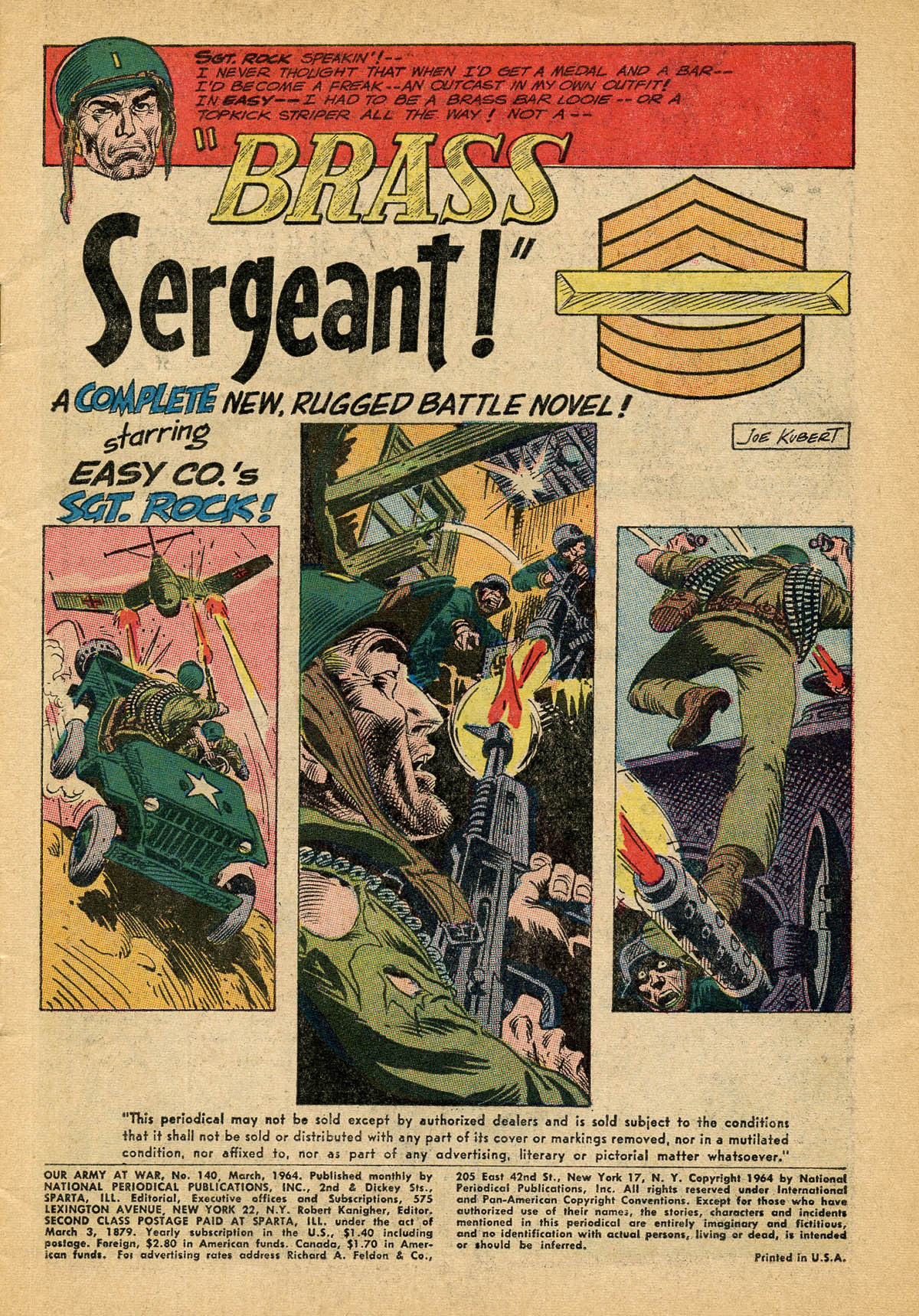 Read online Our Army at War (1952) comic -  Issue #140 - 3