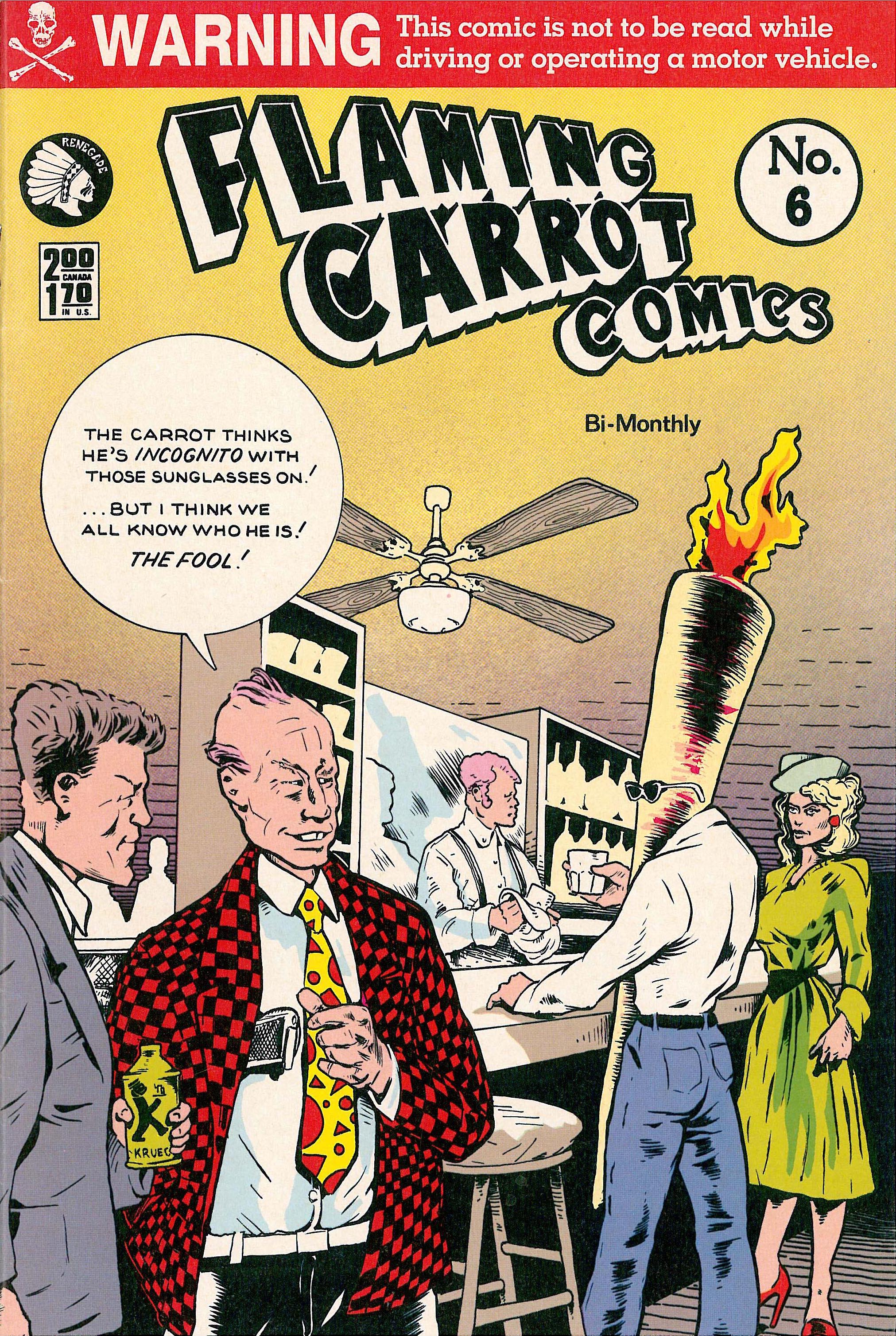 Read online Flaming Carrot Comics (1984) comic -  Issue #6 - 1